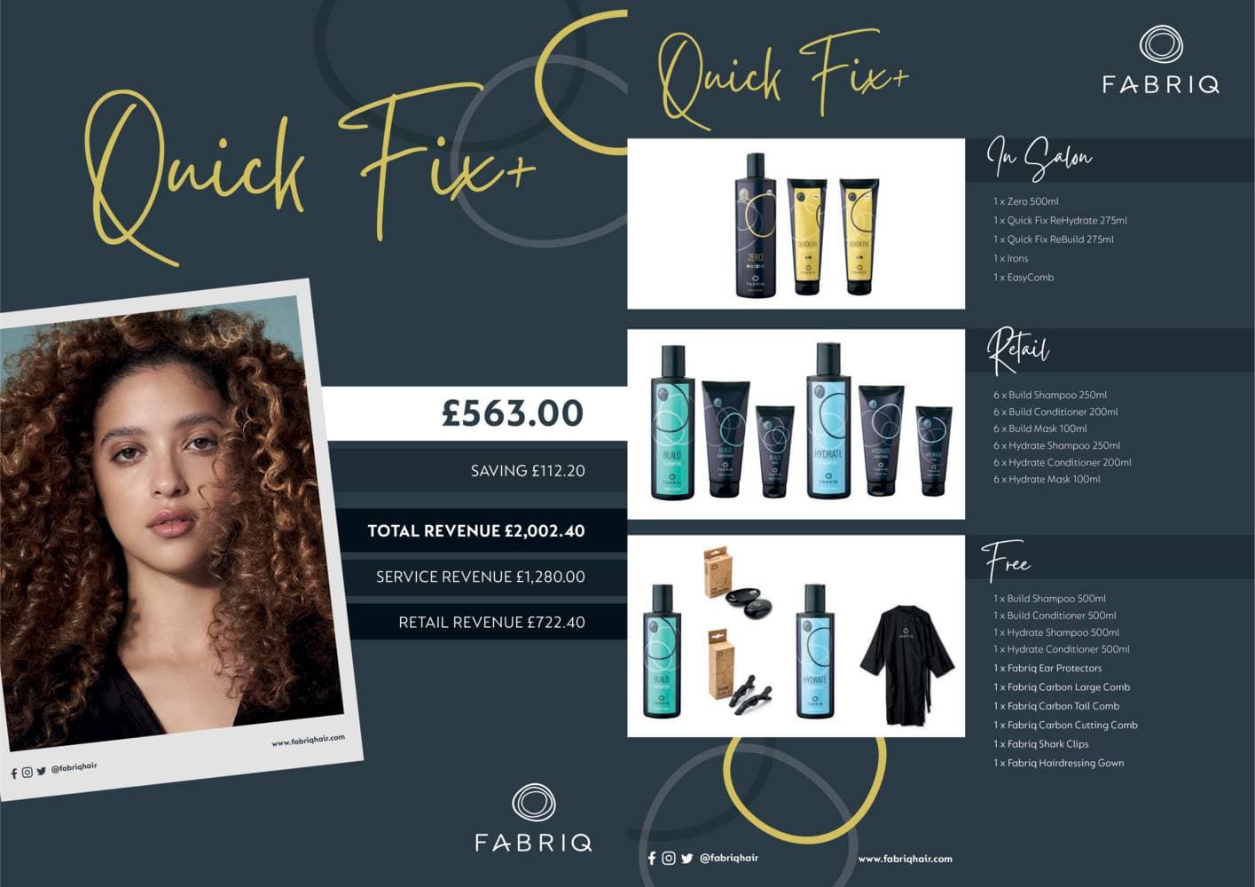 FABRIQ Treatment Packs - Quick Fix +