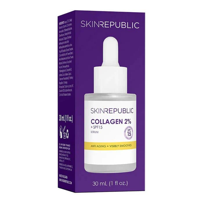 SKIN REPUBLIC - SERUMS - Collagen 2% SPF15 Serum - Anti Aging & Visibly Smooths