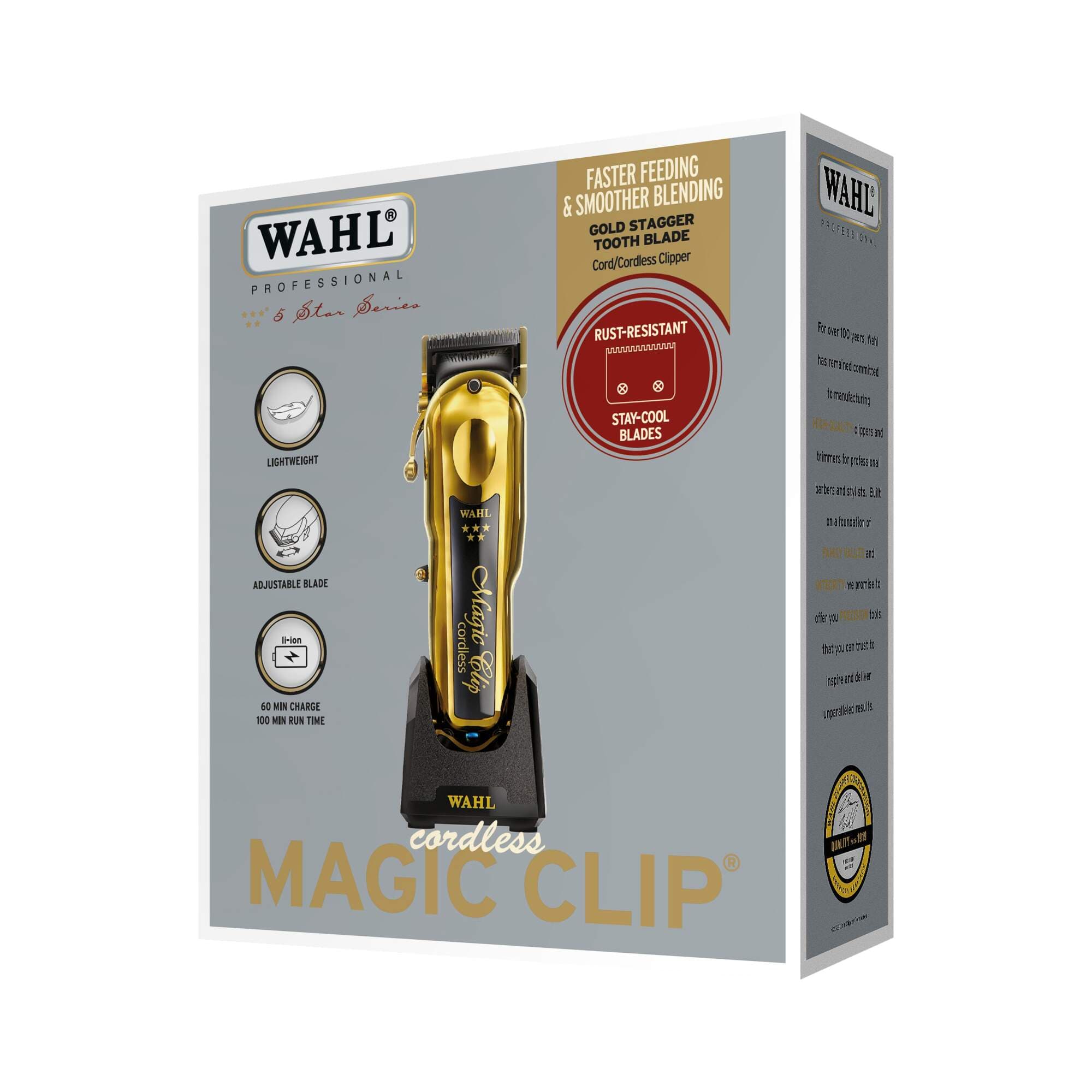 Wahl - Cordless Clipper - Magic Clip GOLD - Image 2