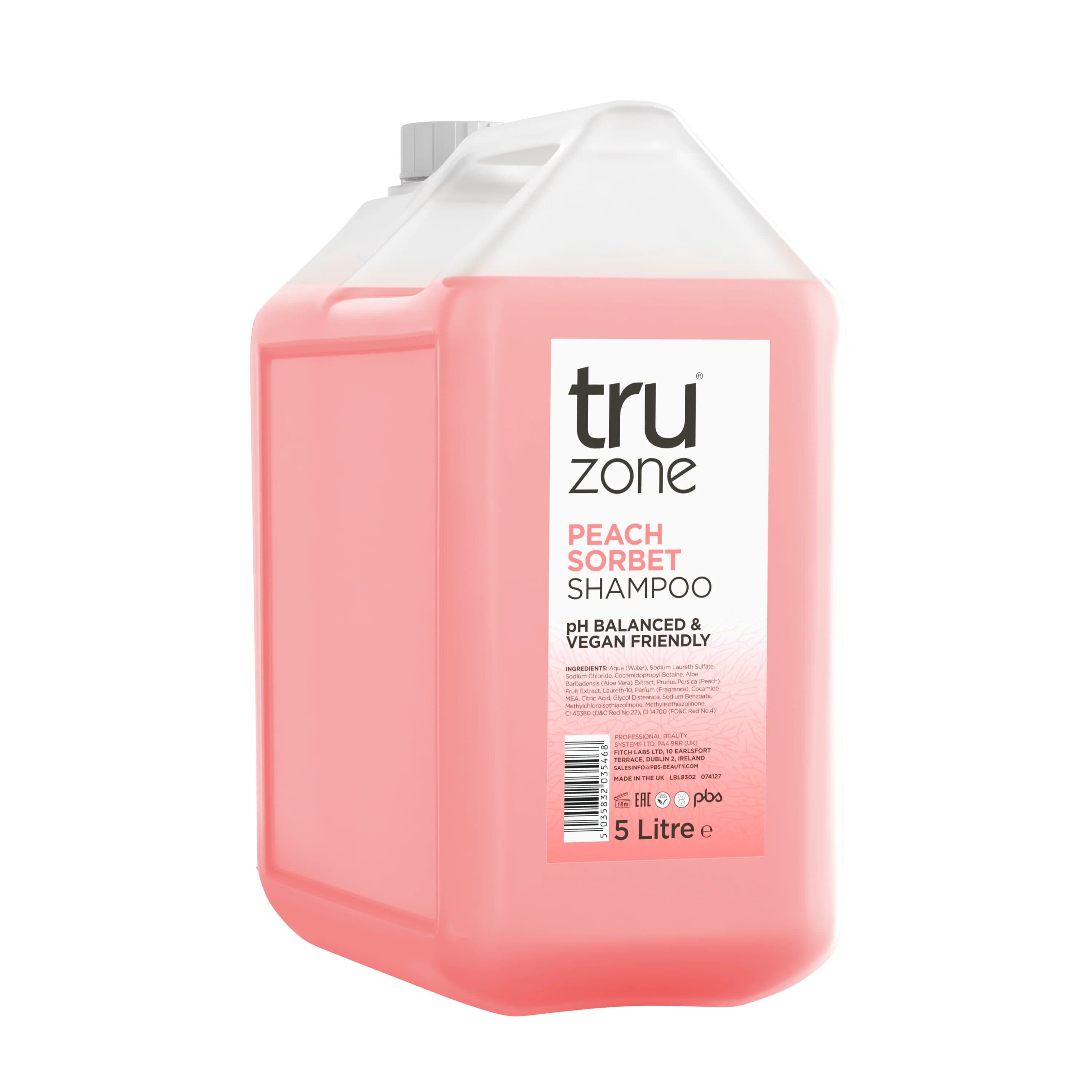 TRUZONE HAIRCARE - Peach Sorbet Shampoo 5ltr