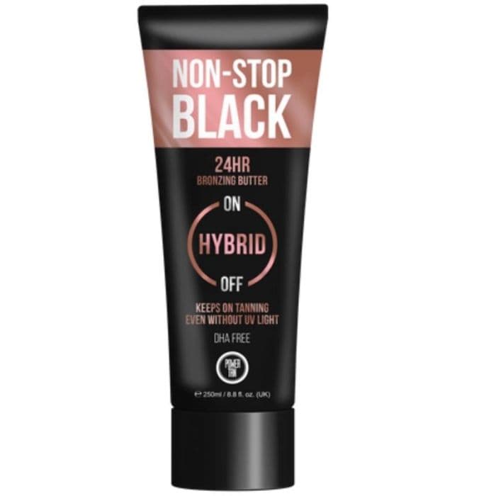 POWER TAN - Non-Stop Black - Bottle - Hybrid Bronzing Butter