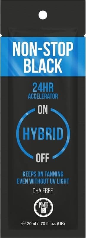 POWER TAN - Non-Stop Black - Sachet - Hybrid Accelerator