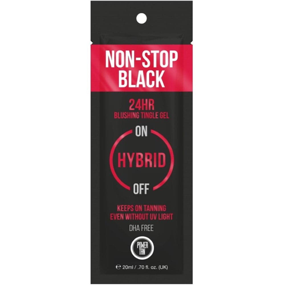 POWER TAN - Non-Stop Black - Sachet - Hybrid Tingle Gelee