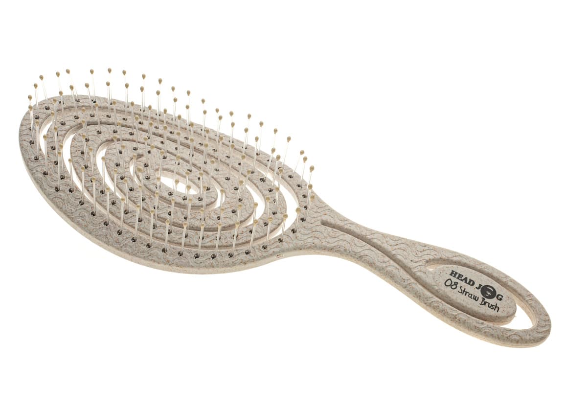 HEAD JOG BRUSH - 08 - Straw Brush Monochrome Ash