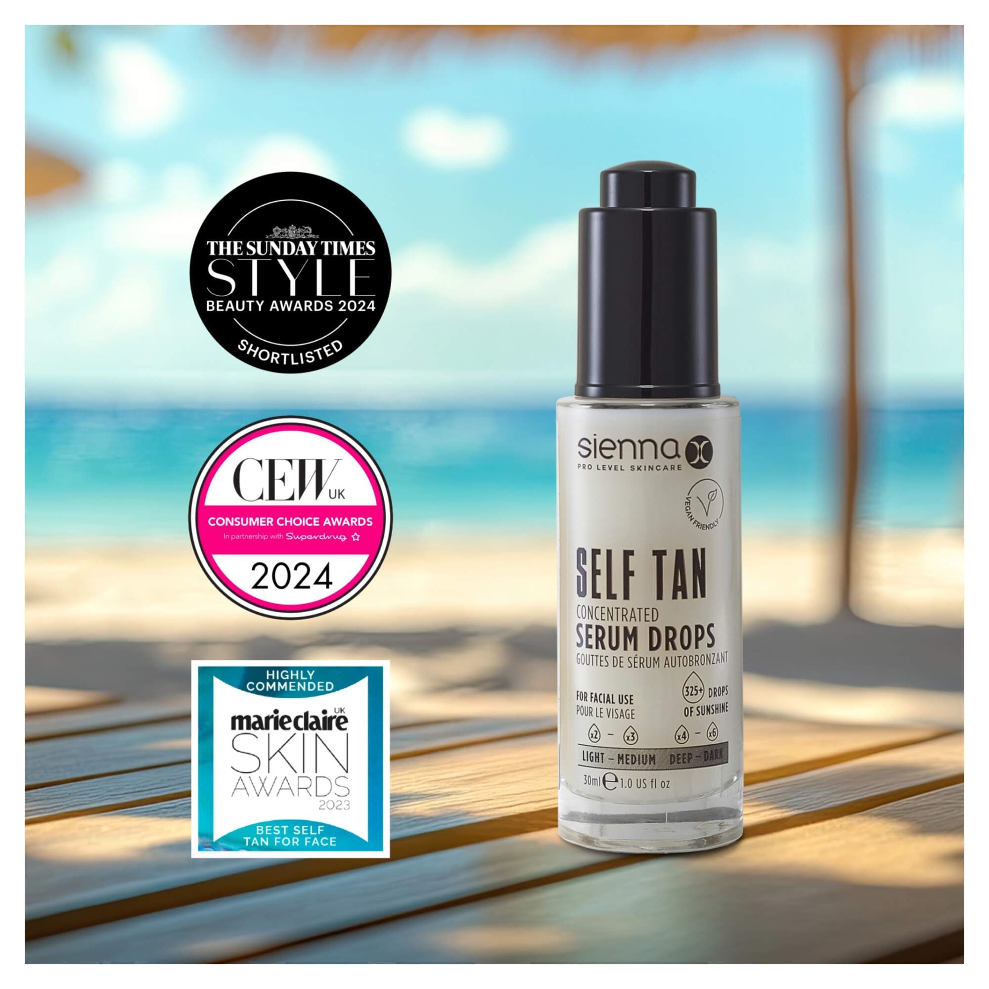 SIENNA X TAN - RETAIL - SELF TAN Concentrated Serum Drops - 30ml - Image 3