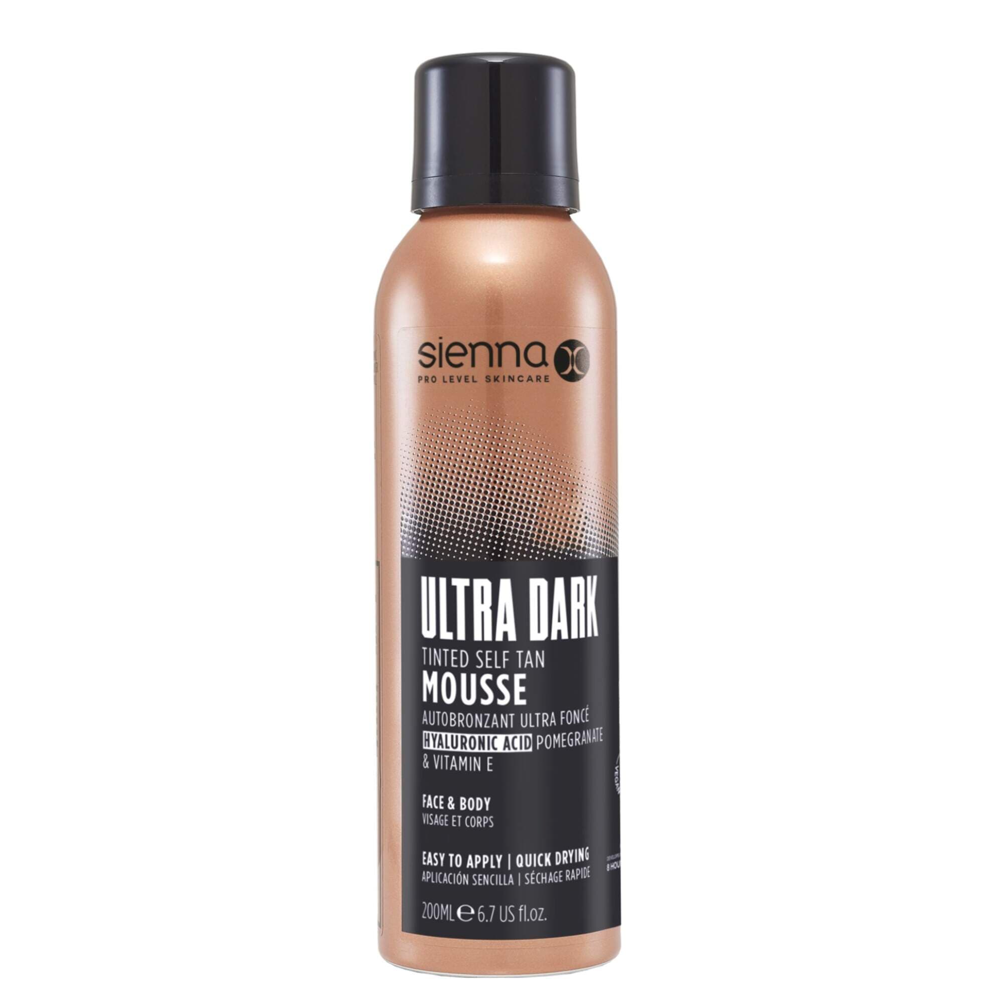 SIENNA X TAN - RETAIL - EU Ultra Dark Q10 Tinted Self Tan Mousse - 200ml