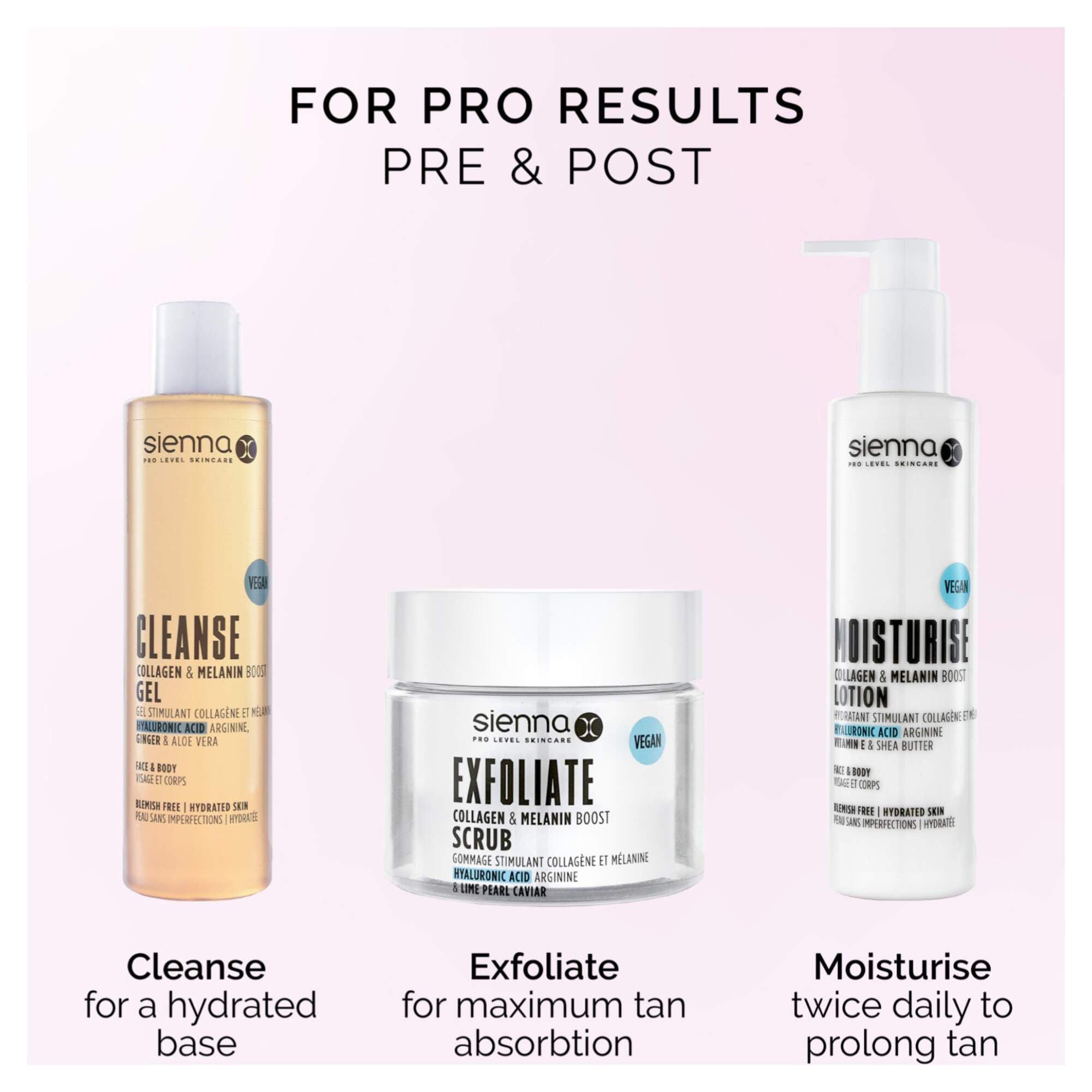 SIENNA X TAN - RETAIL - Gradual Clear Self Tan Water Mousse - 190ml - Image 5