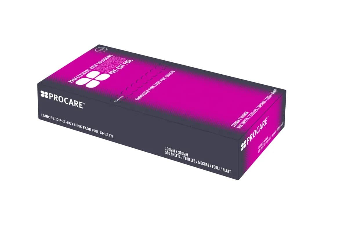 PROCARE - Hair Foil Strips - Extra Long Pink Fade