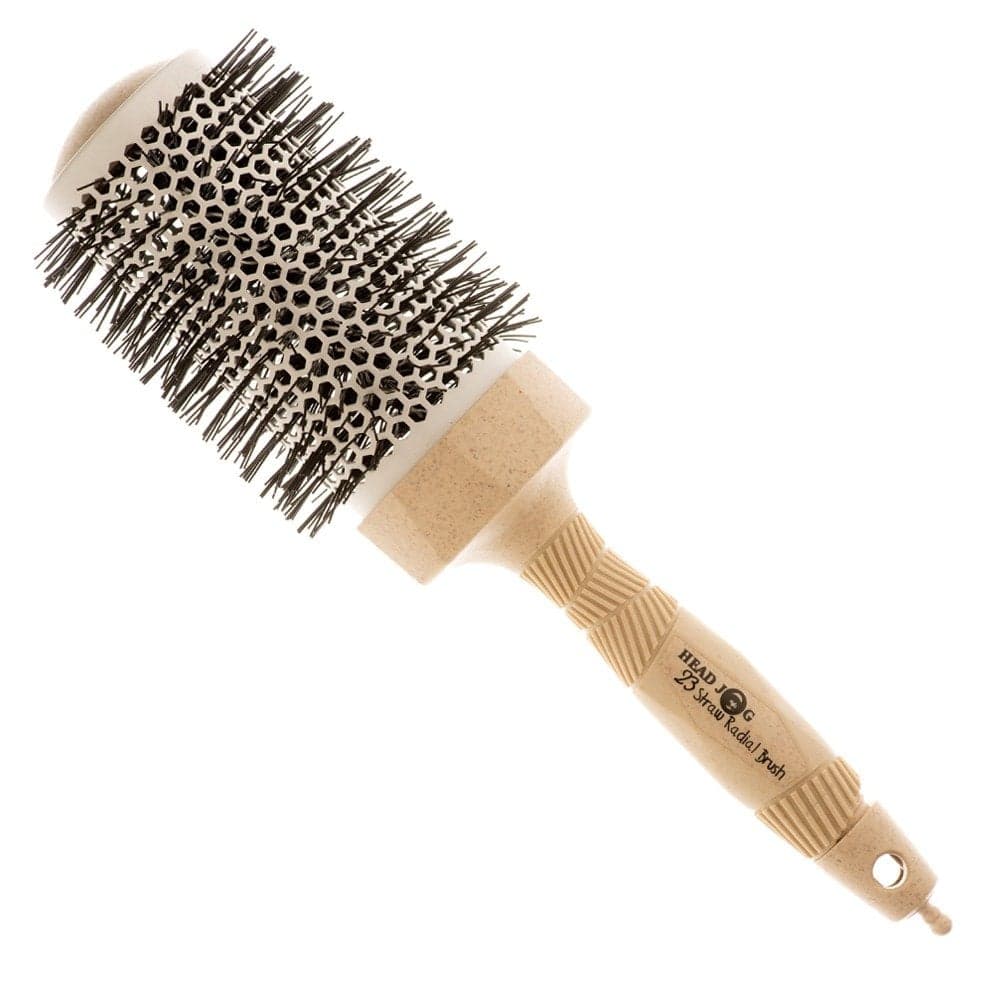 HEAD JOG BRUSH - 23 - Straw Radial Brush 53mm