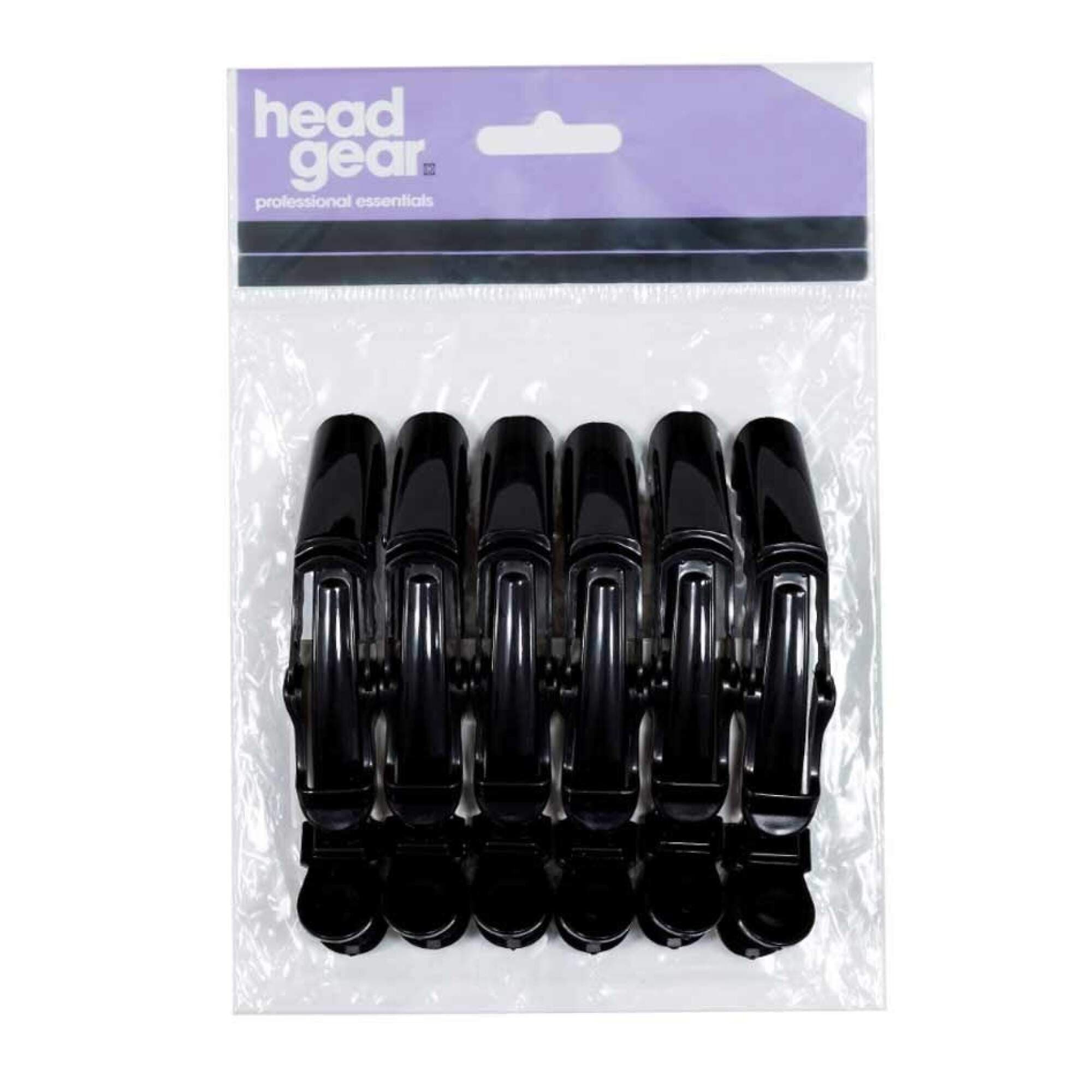 HEAD GEAR - CLIPS - Krock Clips - Black - 6Pk