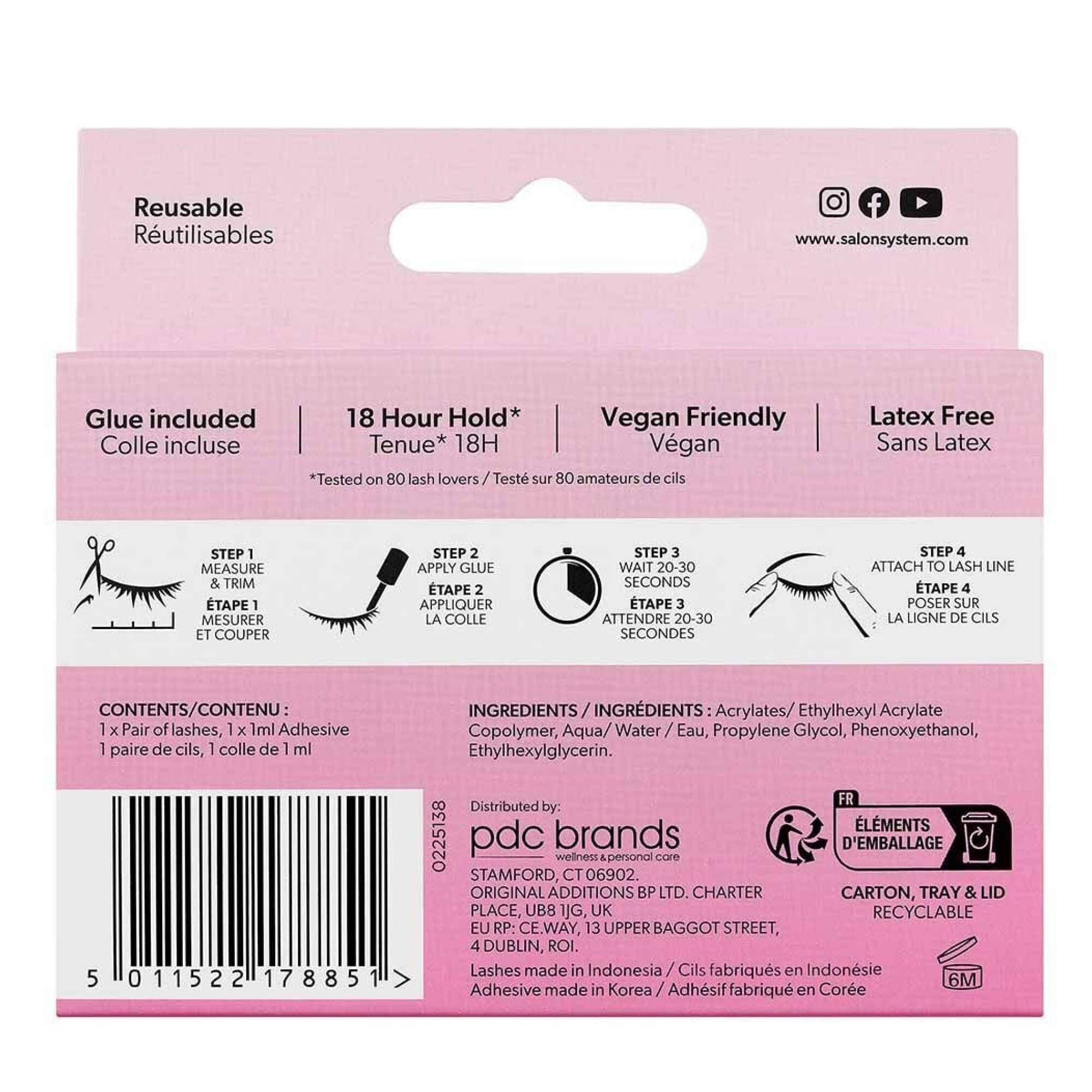 Salon System - STRIP LASH - 3/4 Length - 033 - Image 3