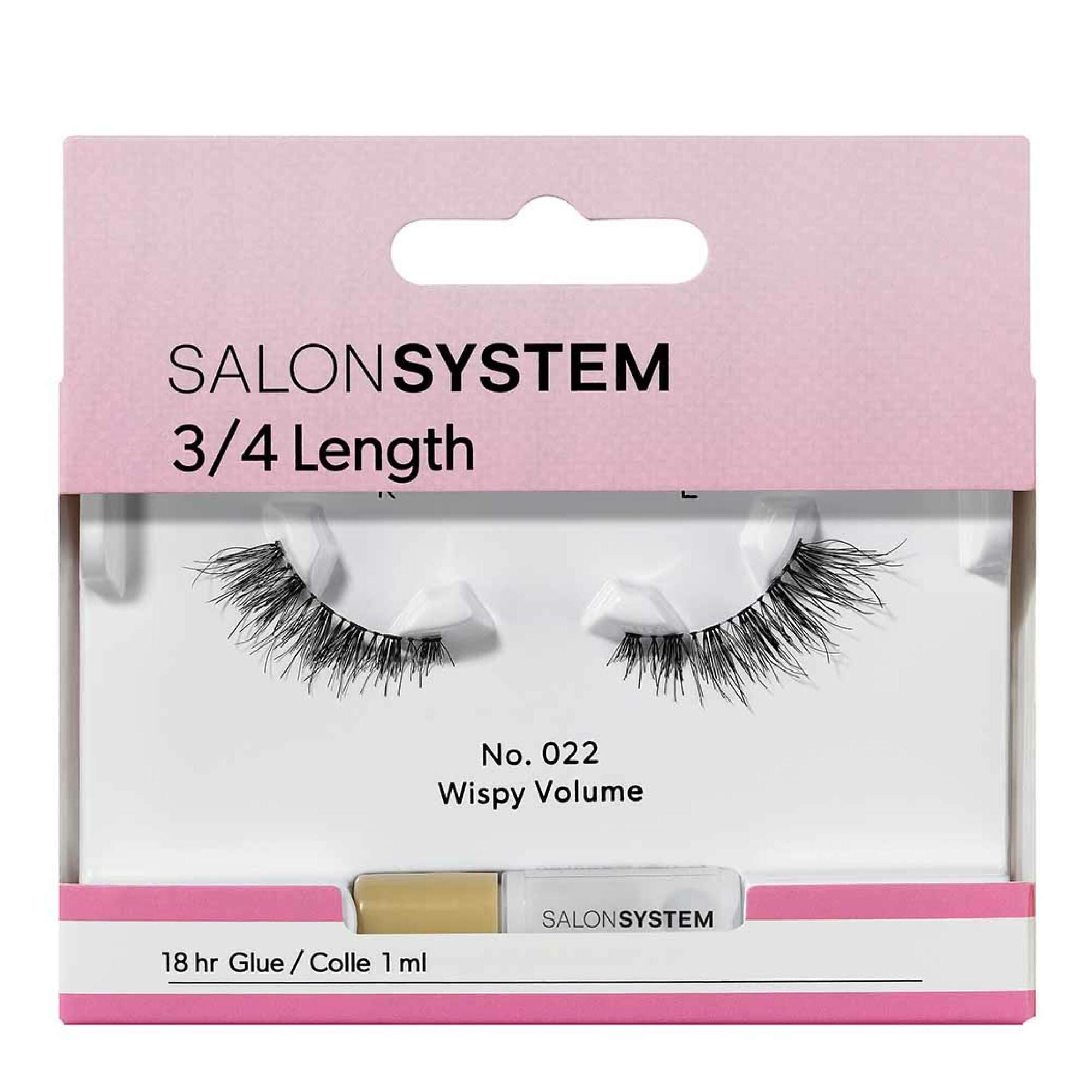 Salon System - STRIP LASH - 3/4 Length - 022