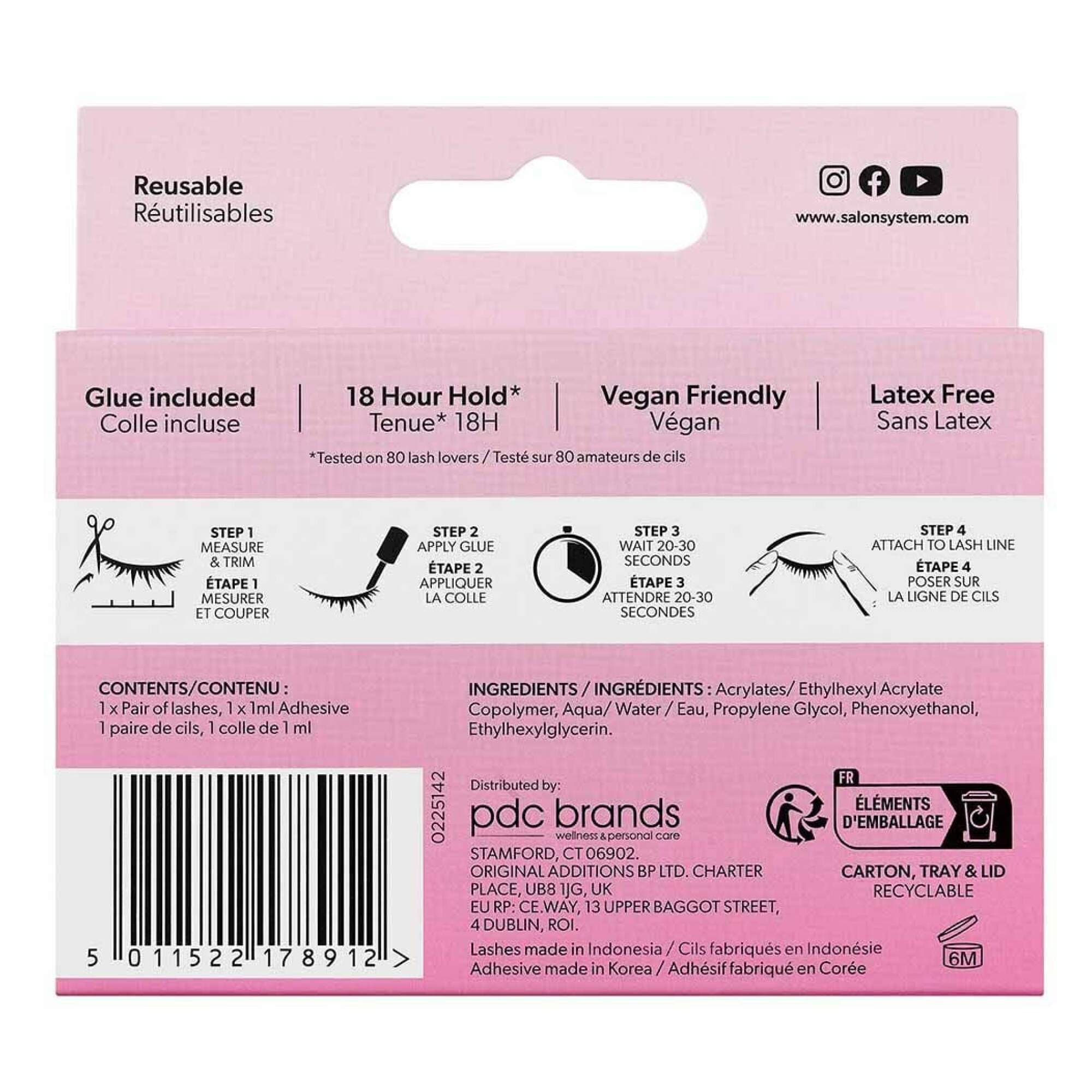 Salon System - STRIP LASH - 3/4 Length - 011 - Image 3