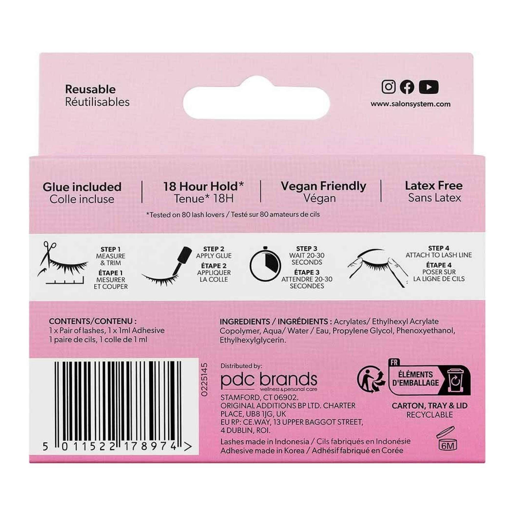 Salon System - STRIP LASH - 3/4 Length - 099 - Image 3