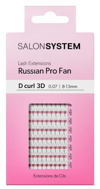 Salon System - Russian Pro Fan - D -Curl 3D 8-13mm