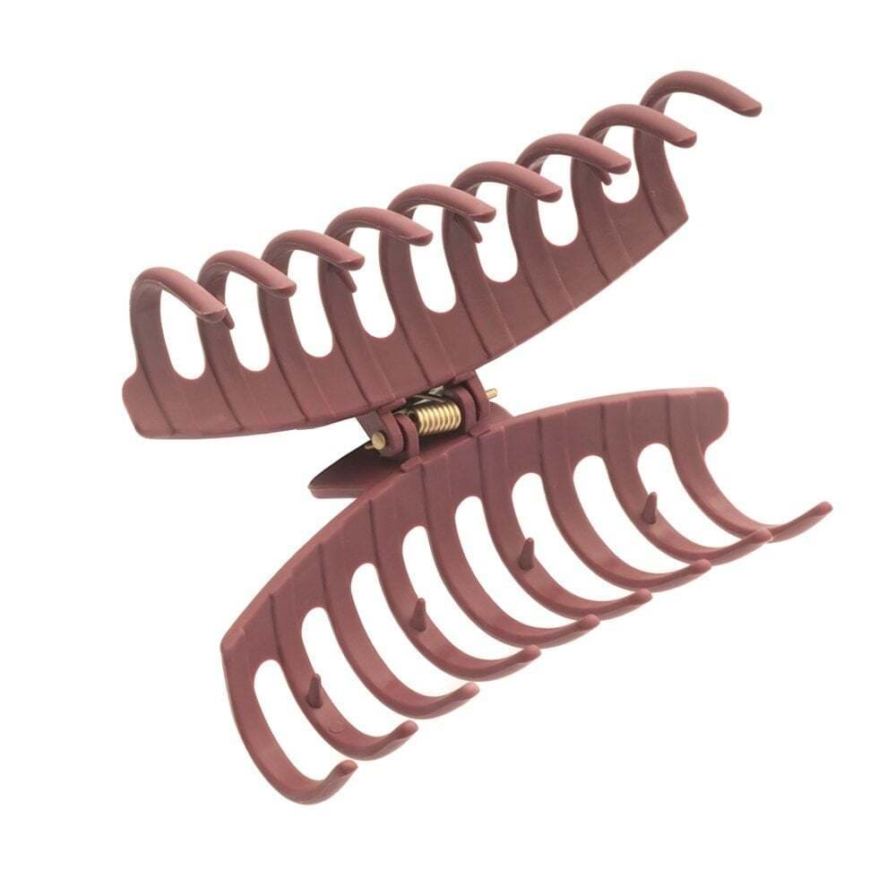 HEAD JOG - Straw Clip - Nude Blush Claw (Mulberry