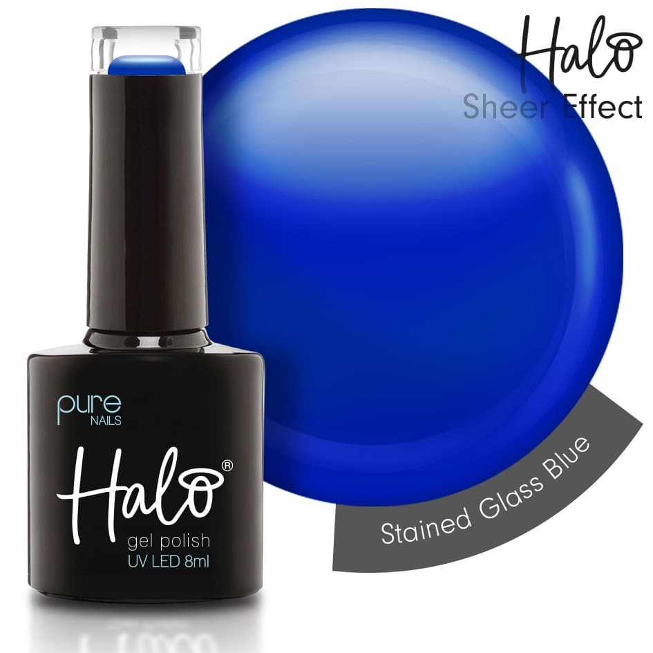 HALO GEL POLISH - Stained Glass - Blue