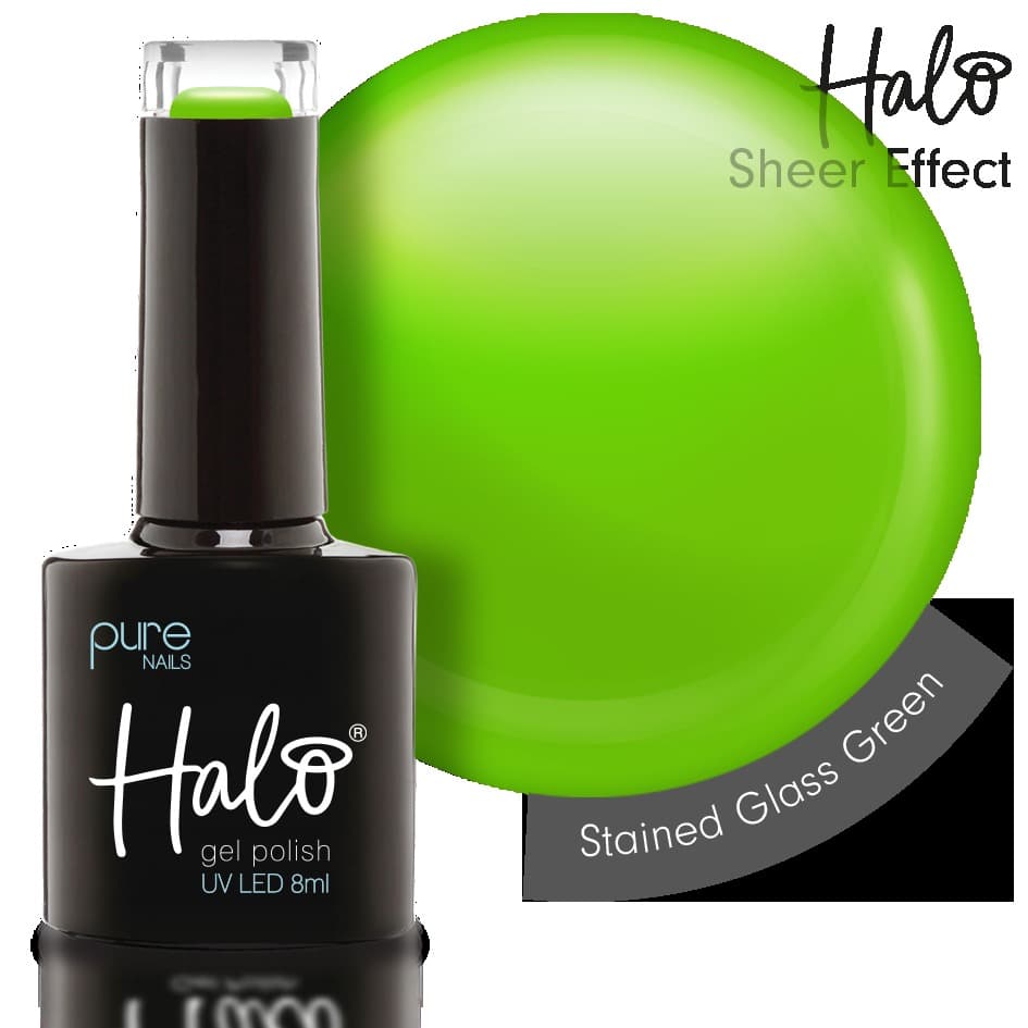 HALO GEL POLISH - Stained Glass - Green