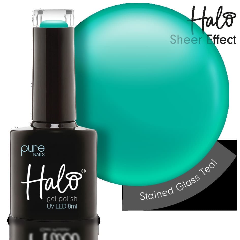 HALO GEL POLISH - Stained Glass - Teal