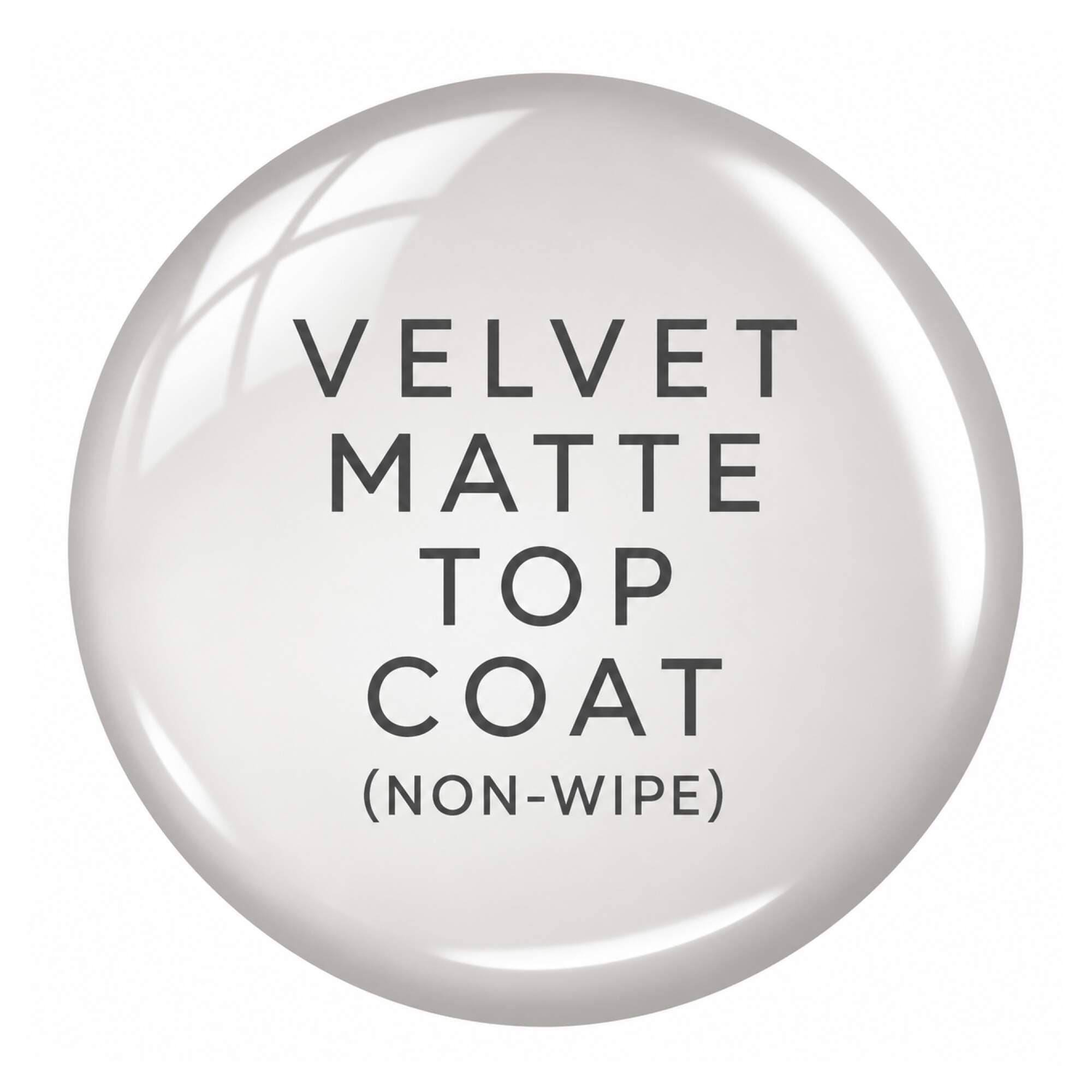 HALO GEL POLISH -- Top Coat Non Wipe Velvet Matte 15ml - Image 2