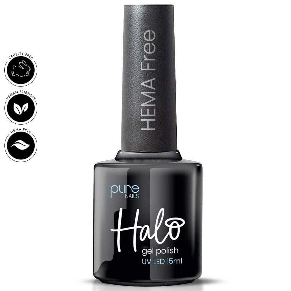HALO GEL POLISH -- Top Coat Non Wipe 15ml (HEMA Free)