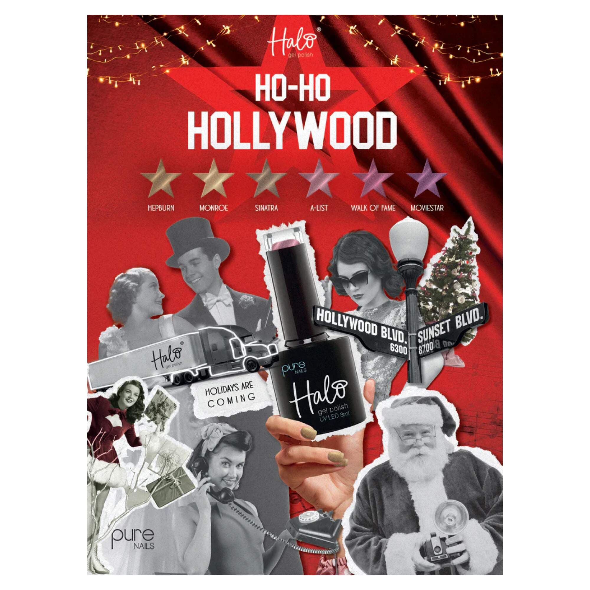 HALO GEL POLISH -- Poster - Ho Ho Hollywood