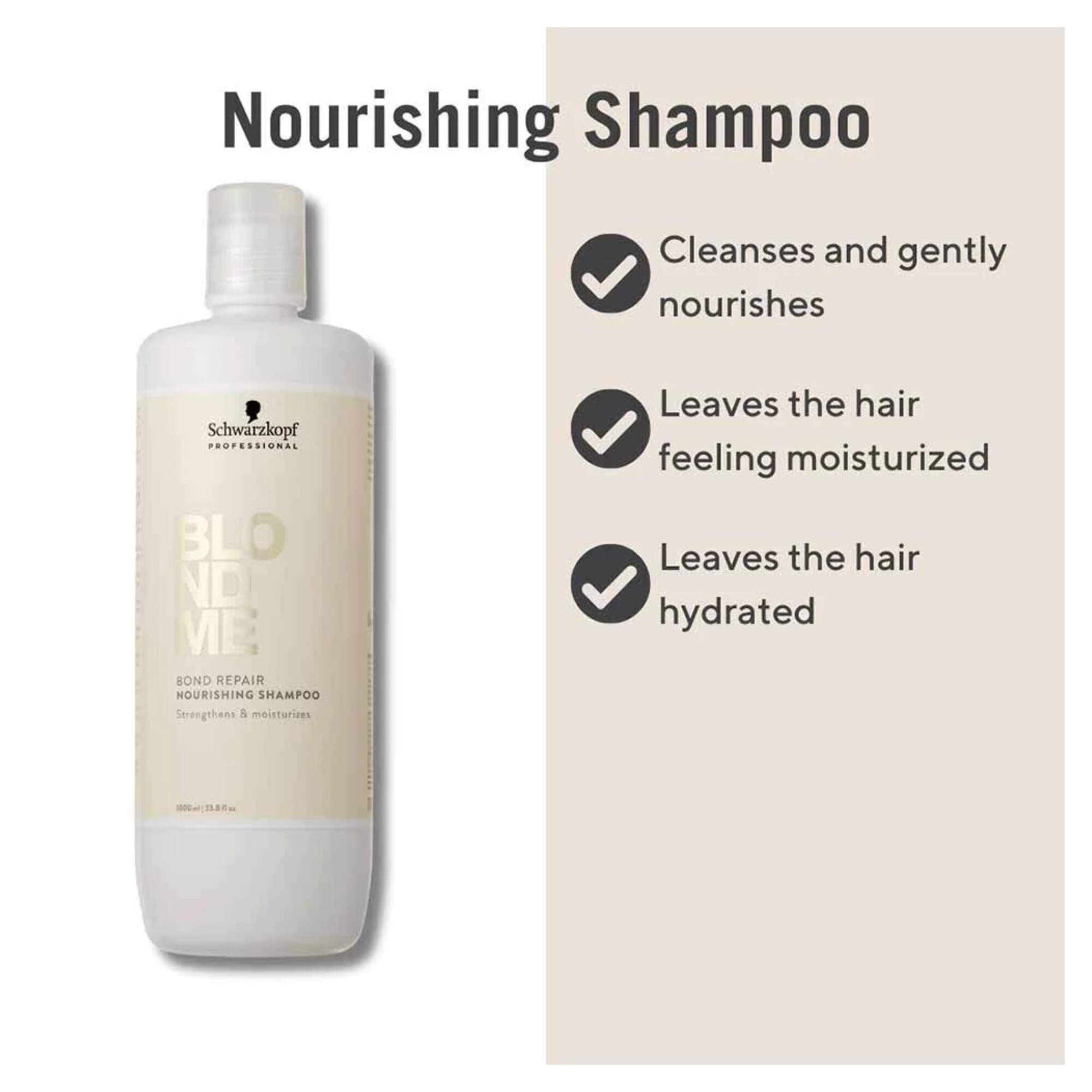 BLONDME - CARE - Bond Repair Nourishing Shampoo - 1000ml - Image 2