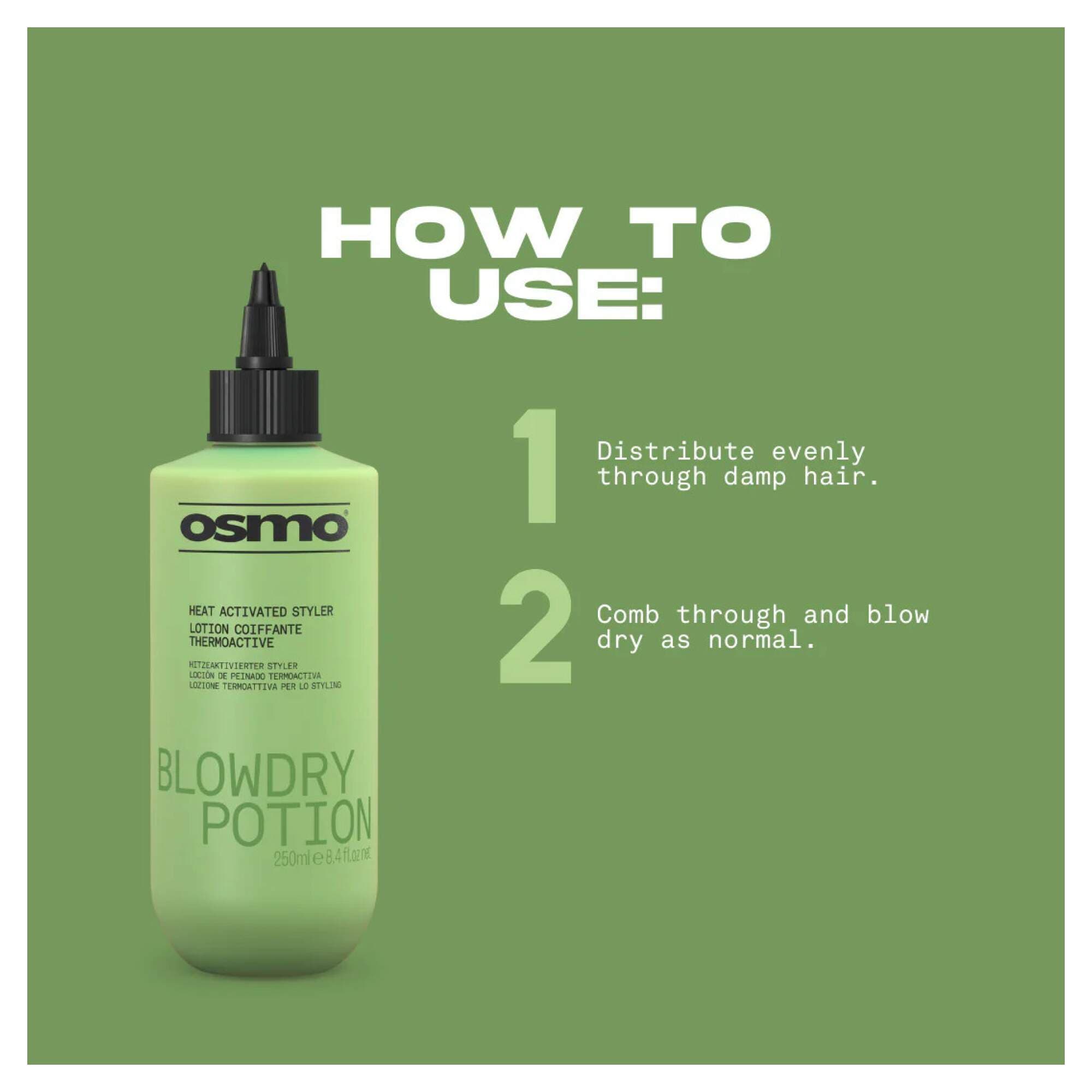NEW OSMO - Style & Finish - Blowdry Potion - Image 3