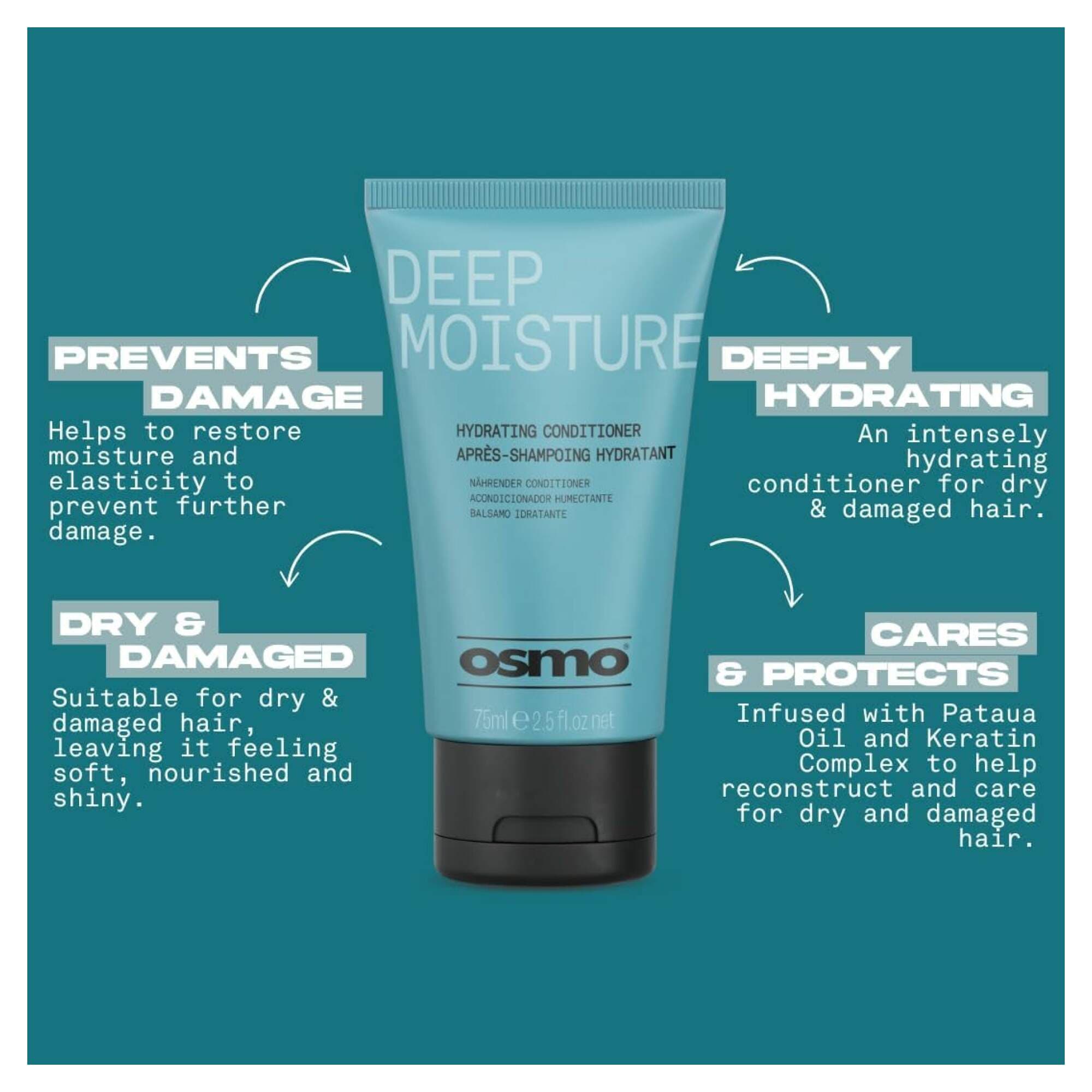 NEW OSMO - Deep Moisture - Conditioner - 75ml - Image 2