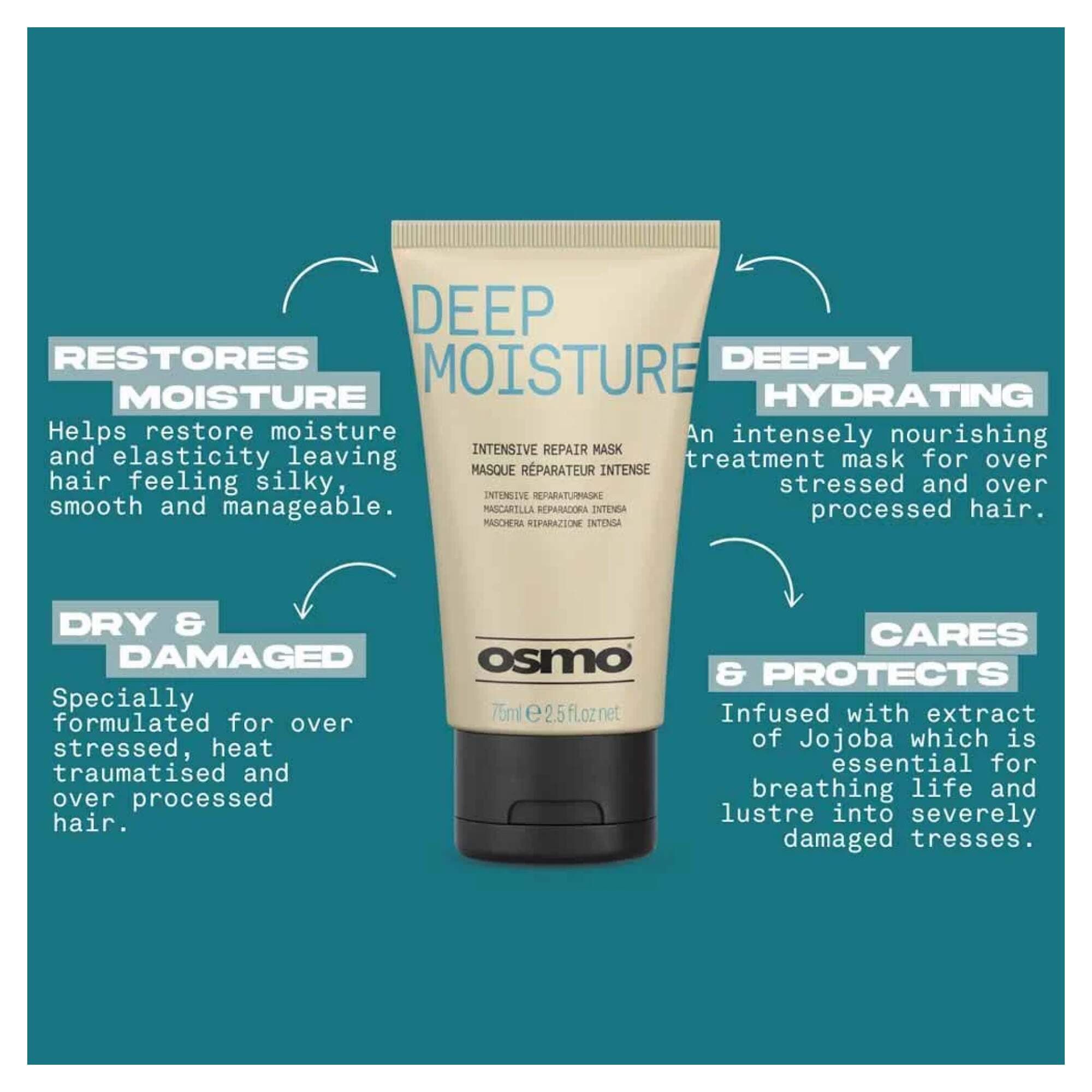 NEW OSMO - Deep Moisture - Intensive Repair Mask - 75ml - Image 2