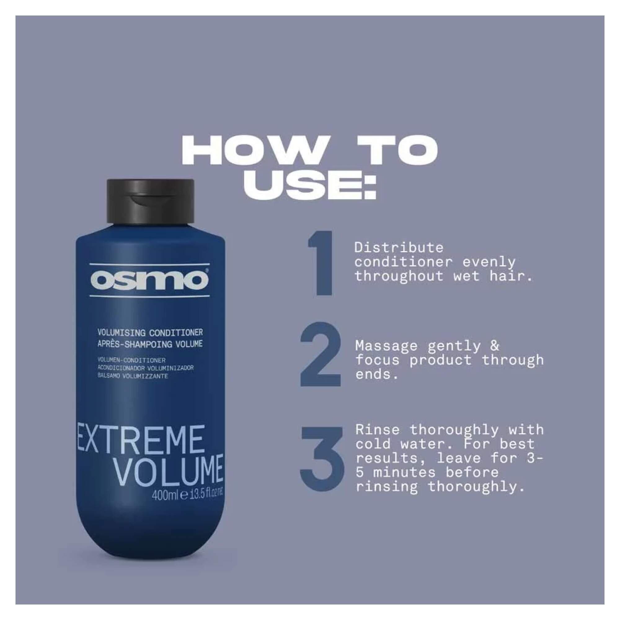 NEW OSMO - Extreme Volume - Conditioner - 400ml - Image 3