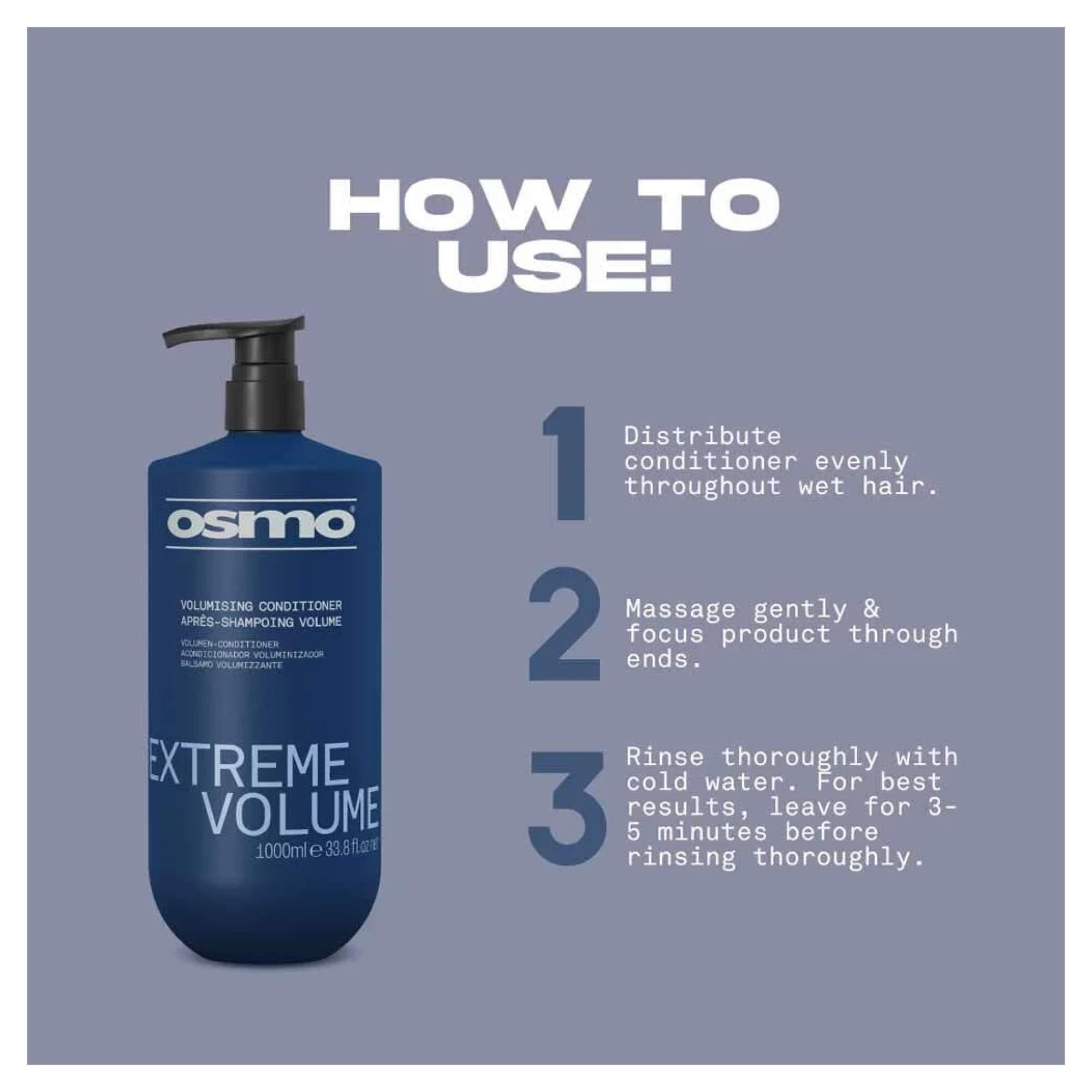 NEW OSMO - Extreme Volume - Conditioner - 1000ml - Image 3