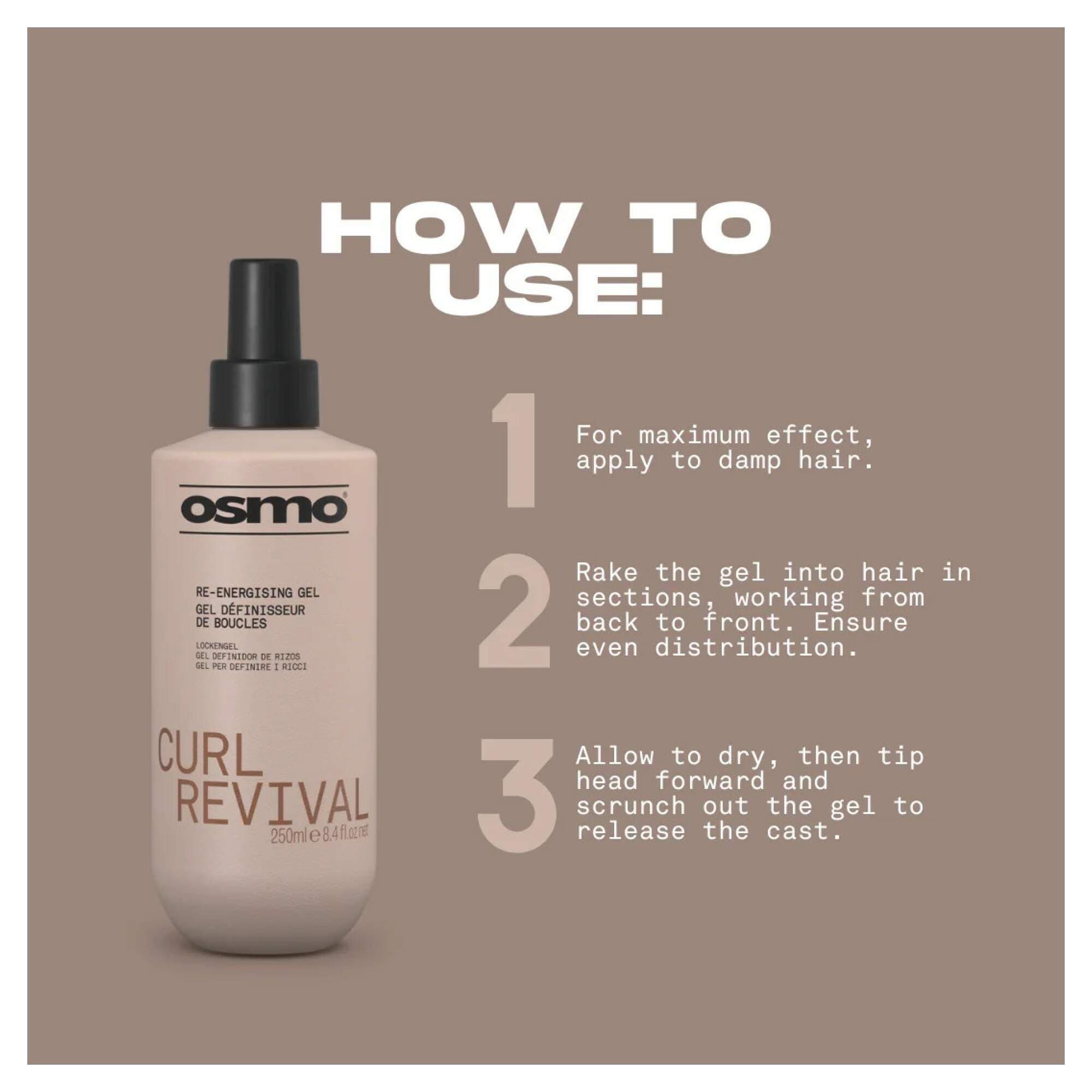 NEW OSMO - Curl Revival - Re-Energising Gel - Image 3