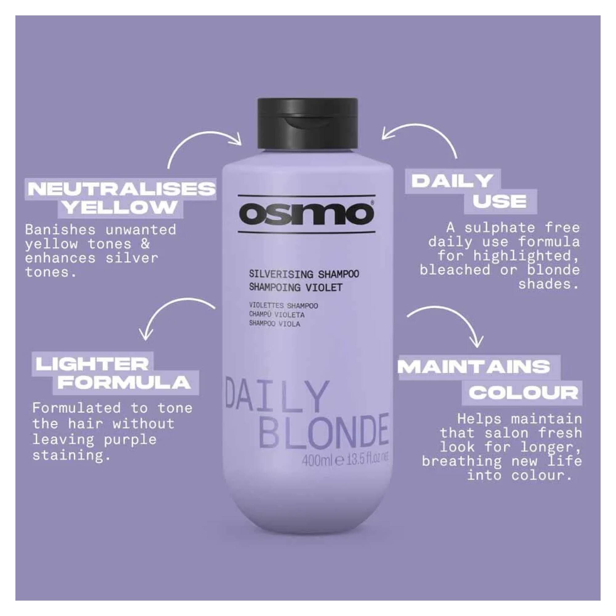 NEW OSMO - Daily Blonde - Shampoo - 400ml - Image 2