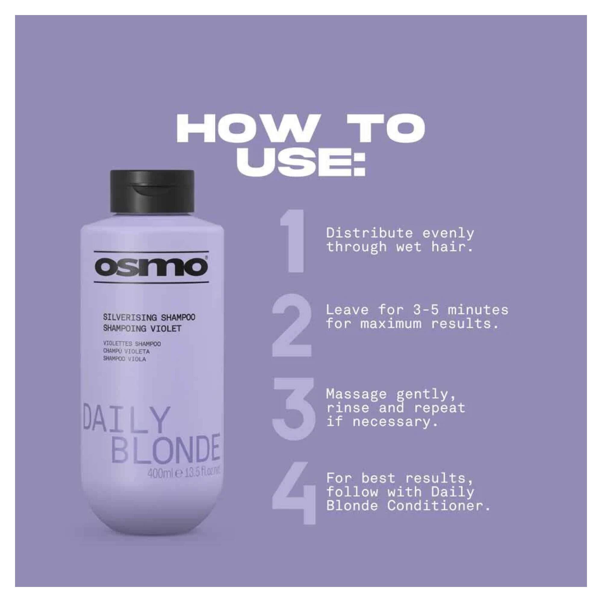 NEW OSMO - Daily Blonde - Shampoo - 400ml - Image 3
