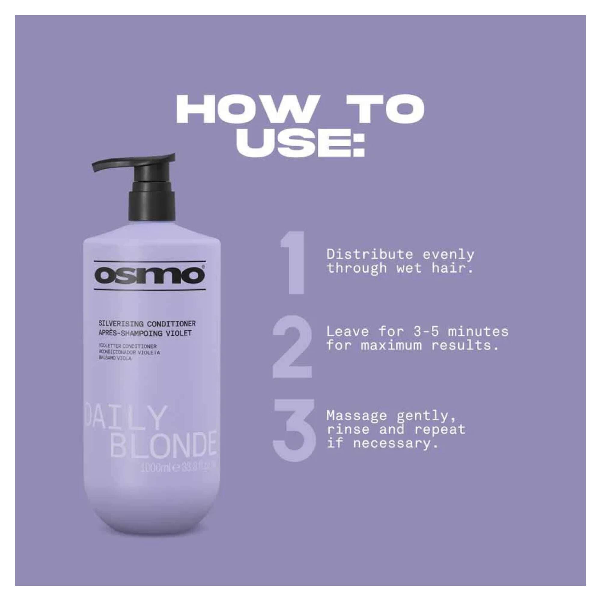 NEW OSMO - Daily Blonde - Conditioner - 1000ml - Image 3