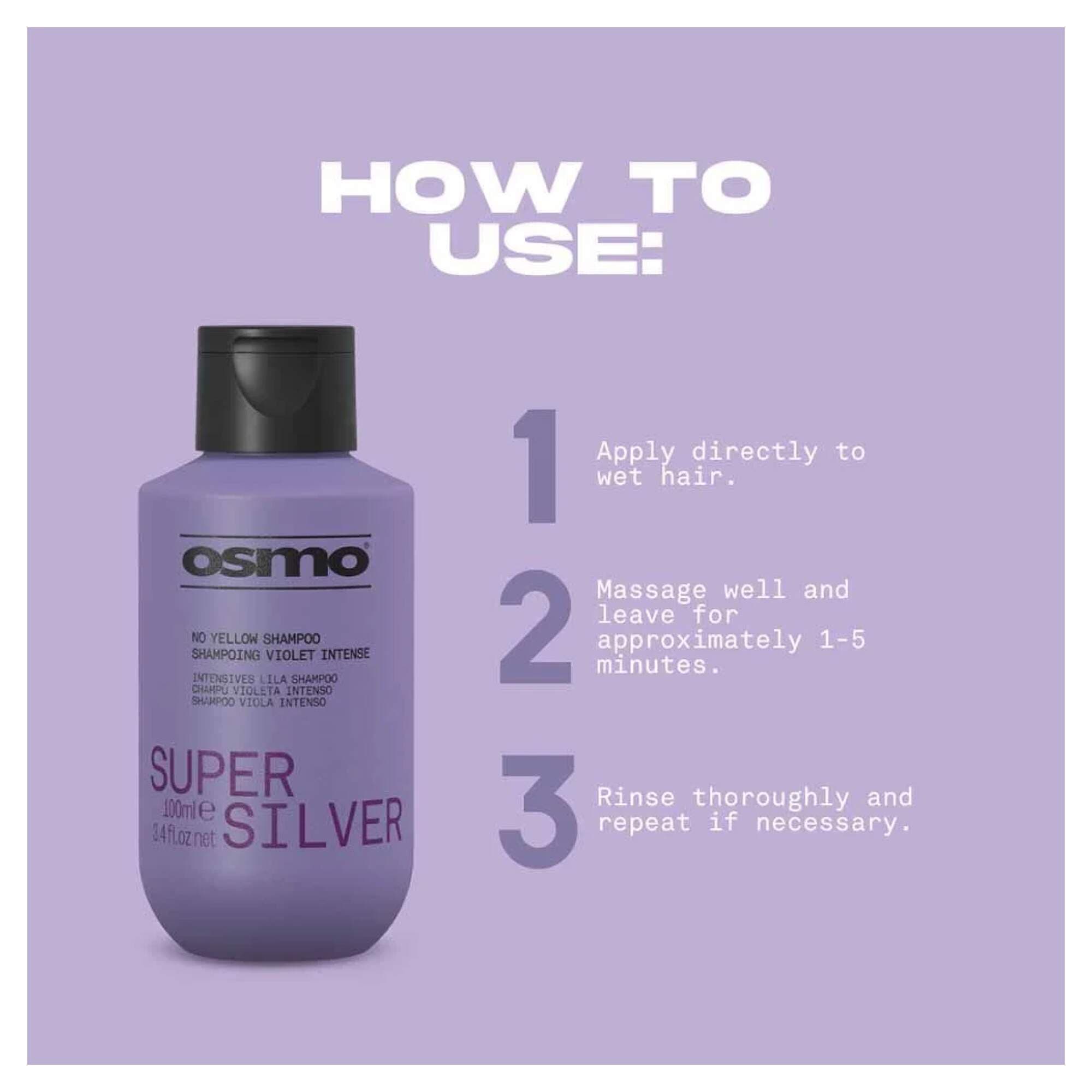 NEW OSMO - Super Silver - Shampoo - 100ml - Image 3