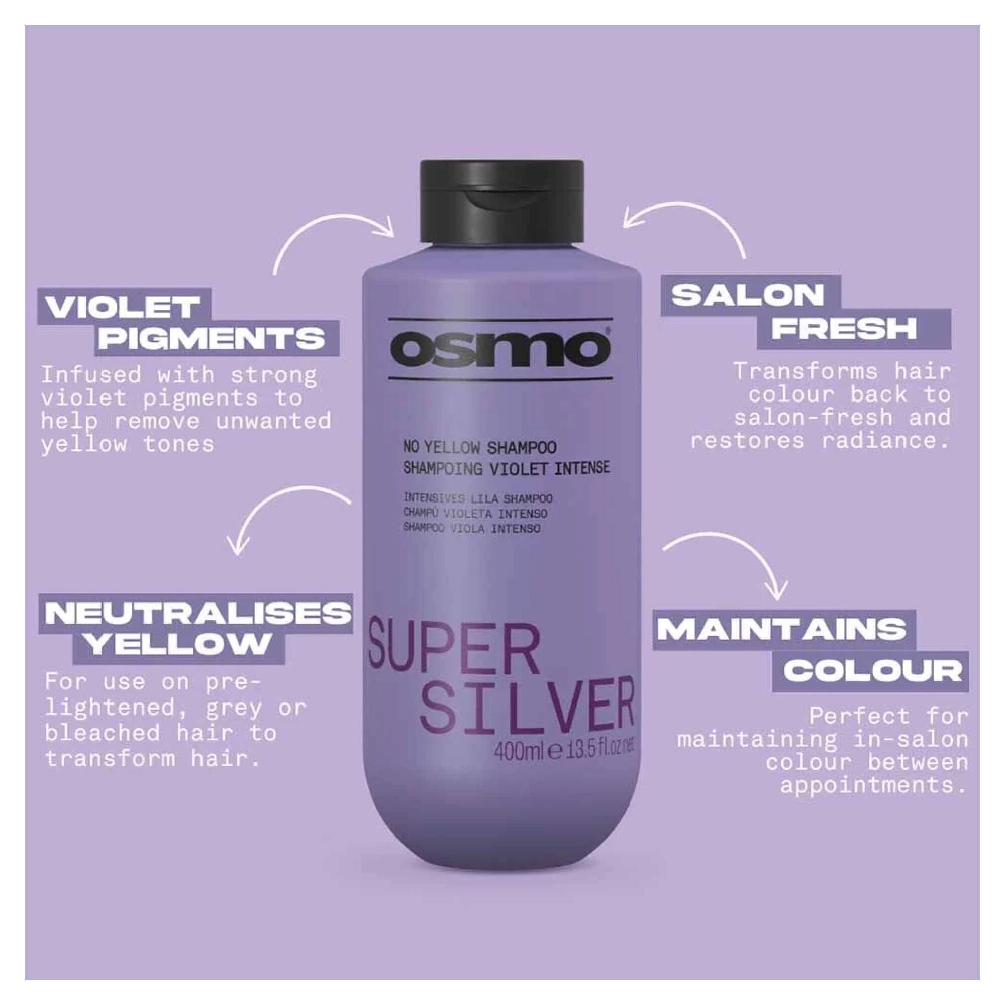 NEW OSMO - Super Silver - Shampoo - 400ml - Image 2