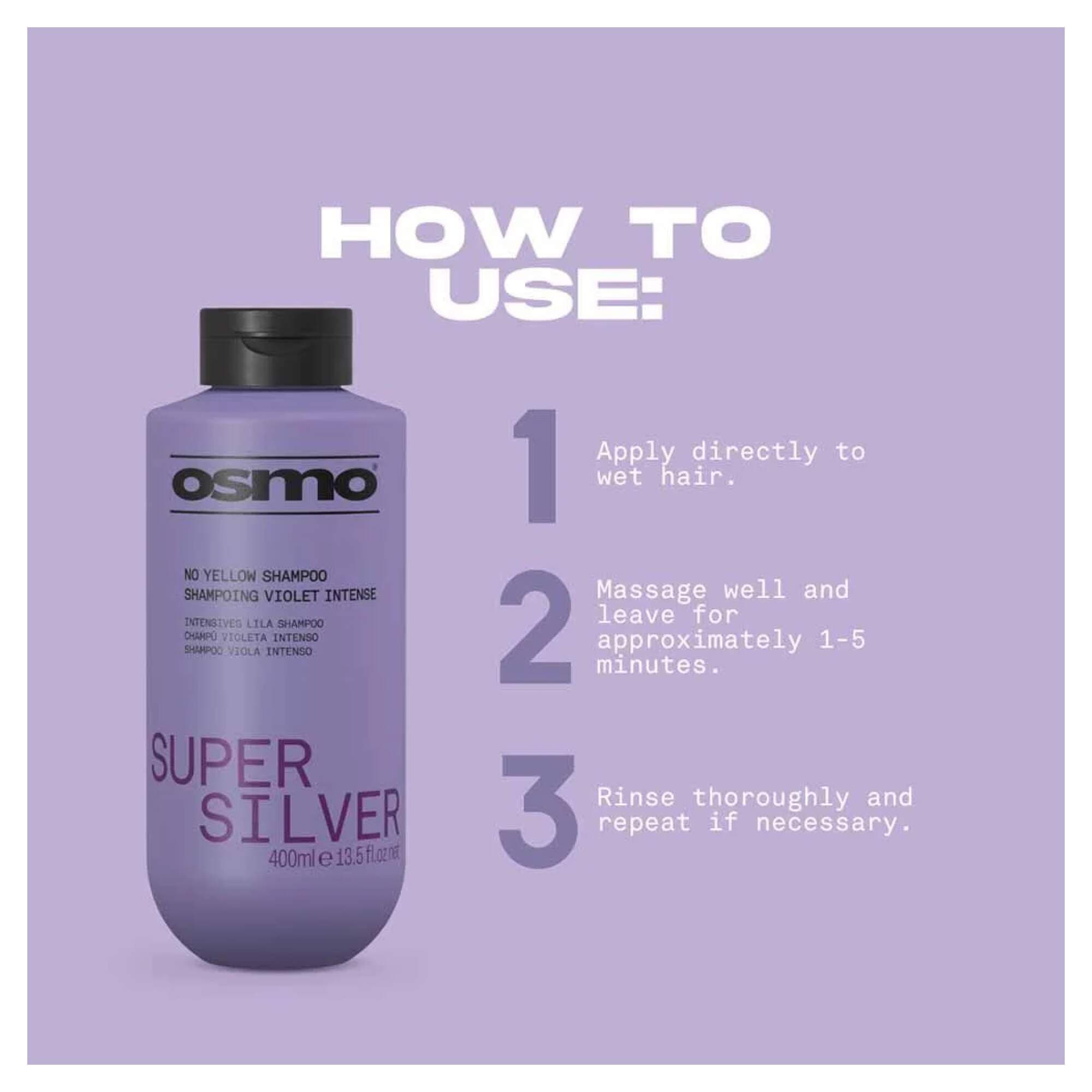 NEW OSMO - Super Silver - Shampoo - 400ml - Image 3