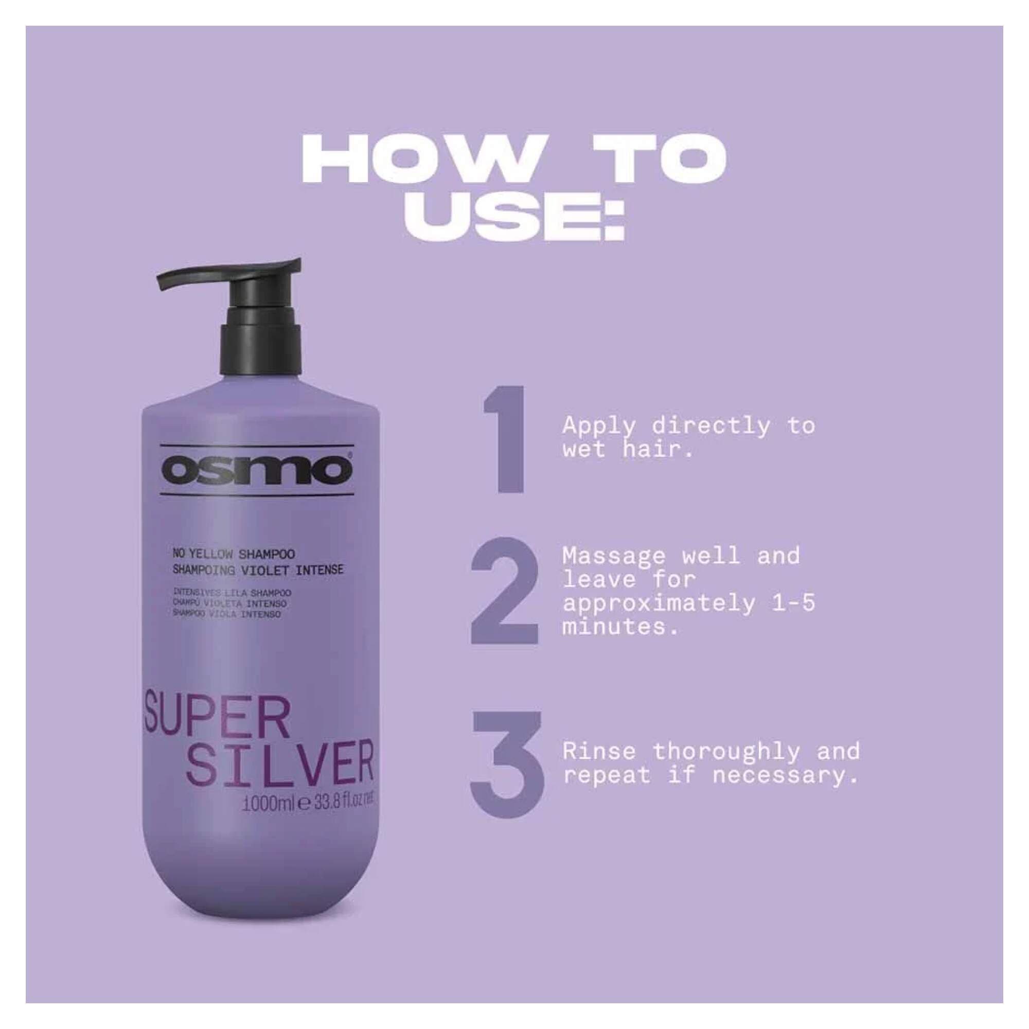 NEW OSMO - Super Silver - Shampoo - 1000ml - Image 3