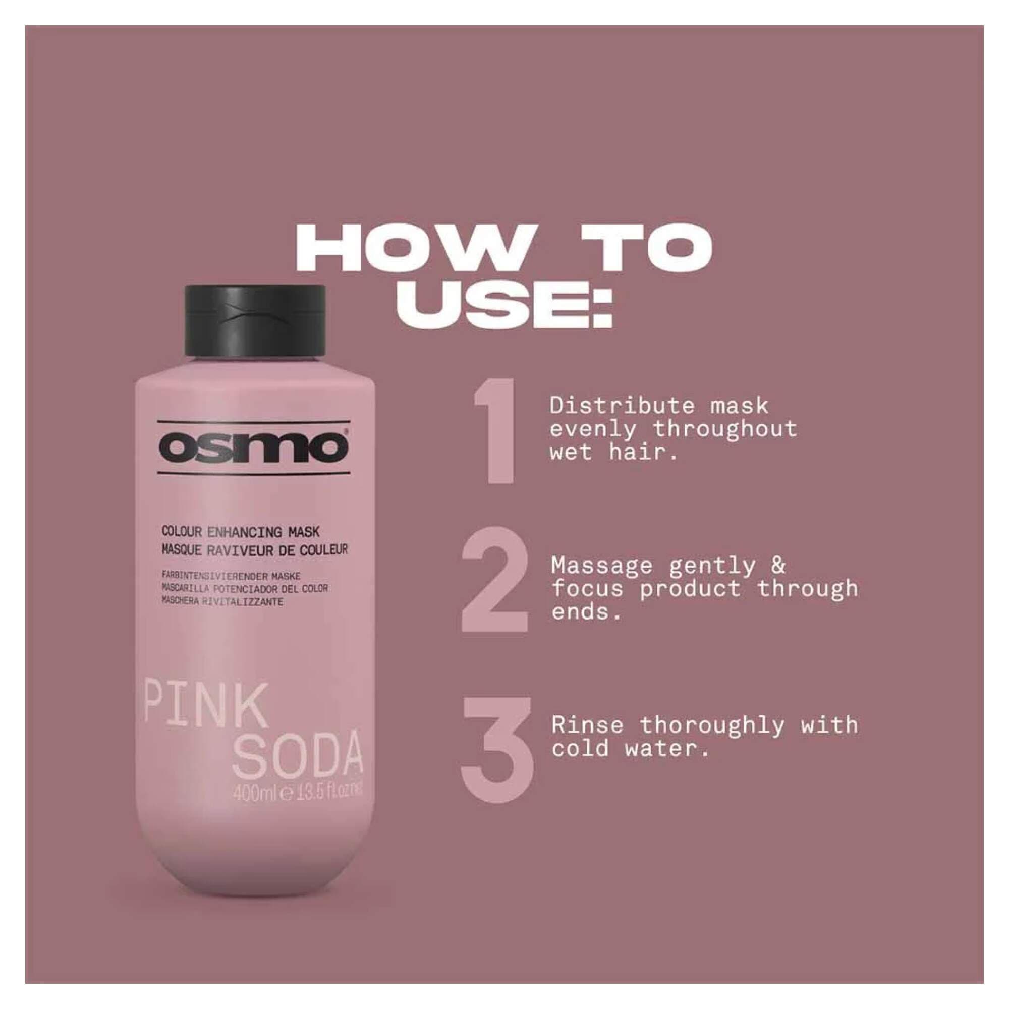 NEW OSMO - Pink Soda - Mask - 400ml - Image 3