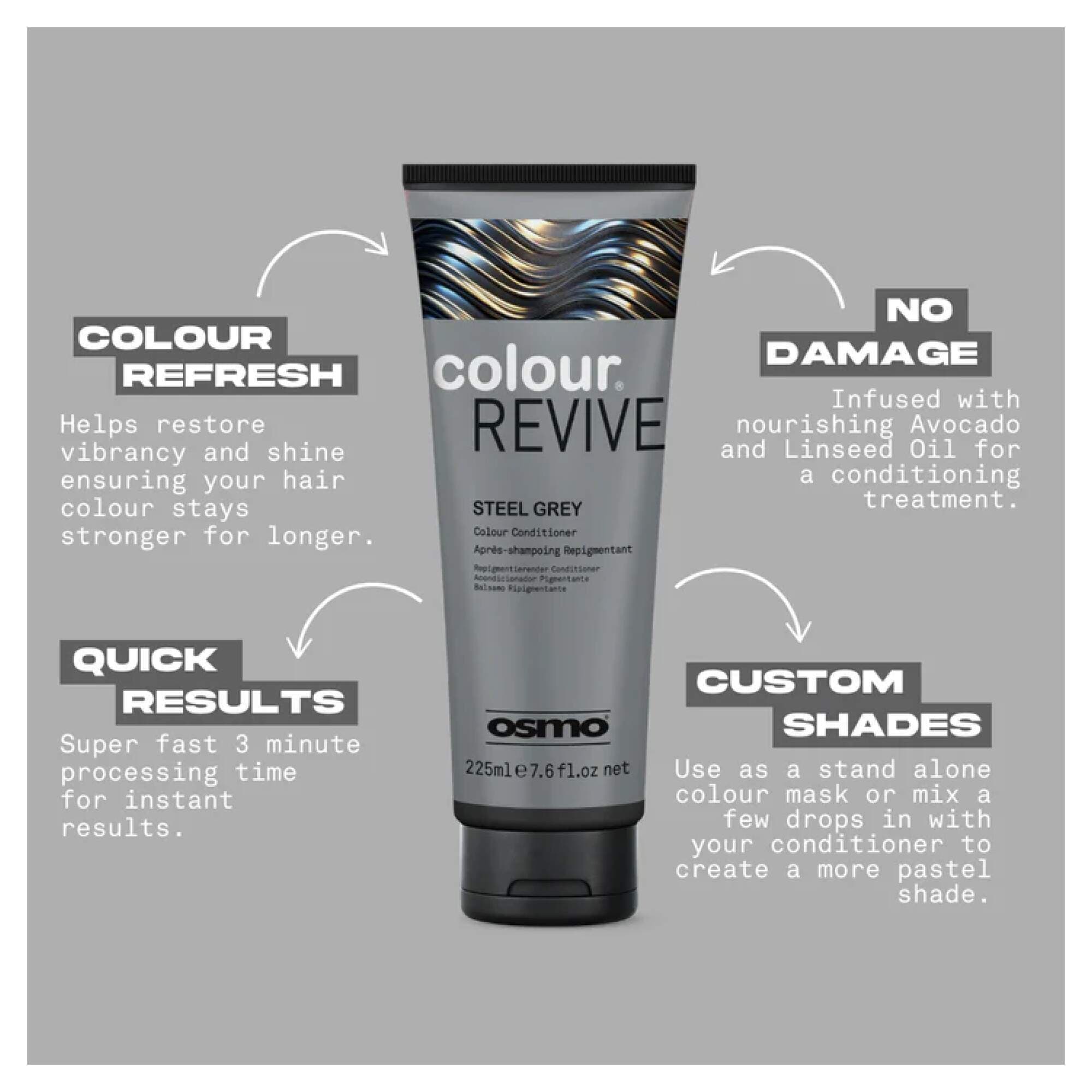 NEW OSMO - Colour Revive - Steel Grey - Image 3