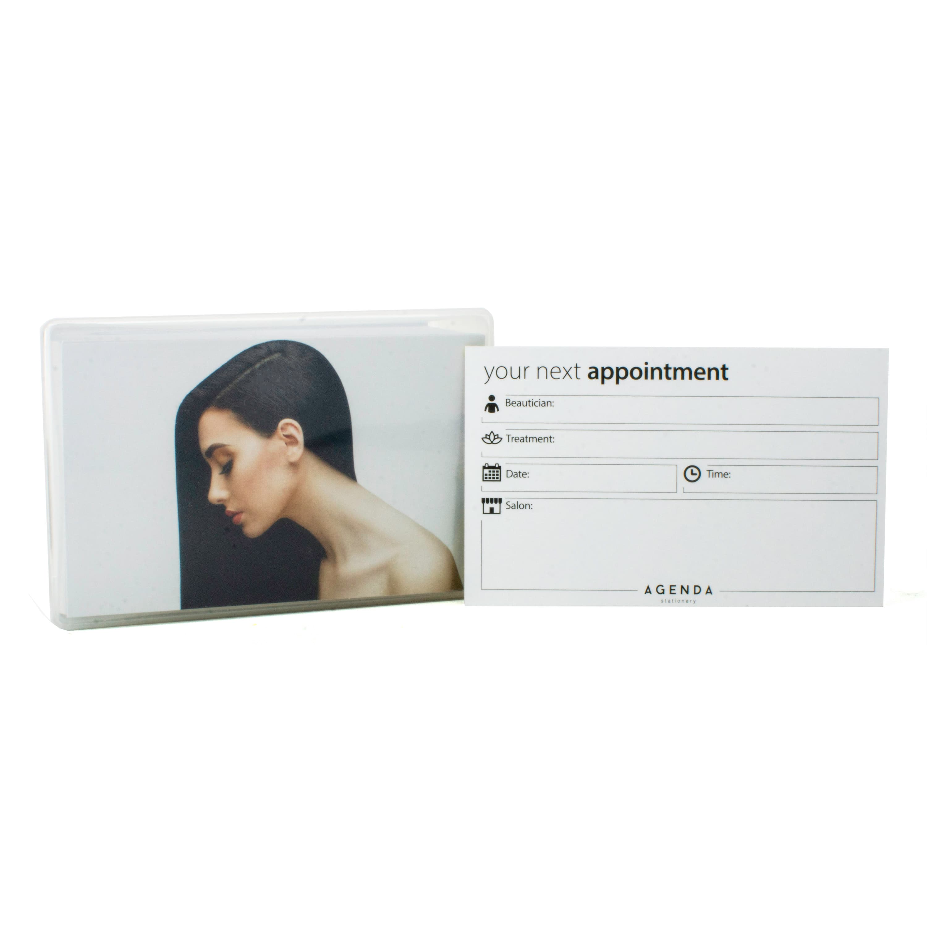 AGENDA - APPOINTMENT CARDS - Black