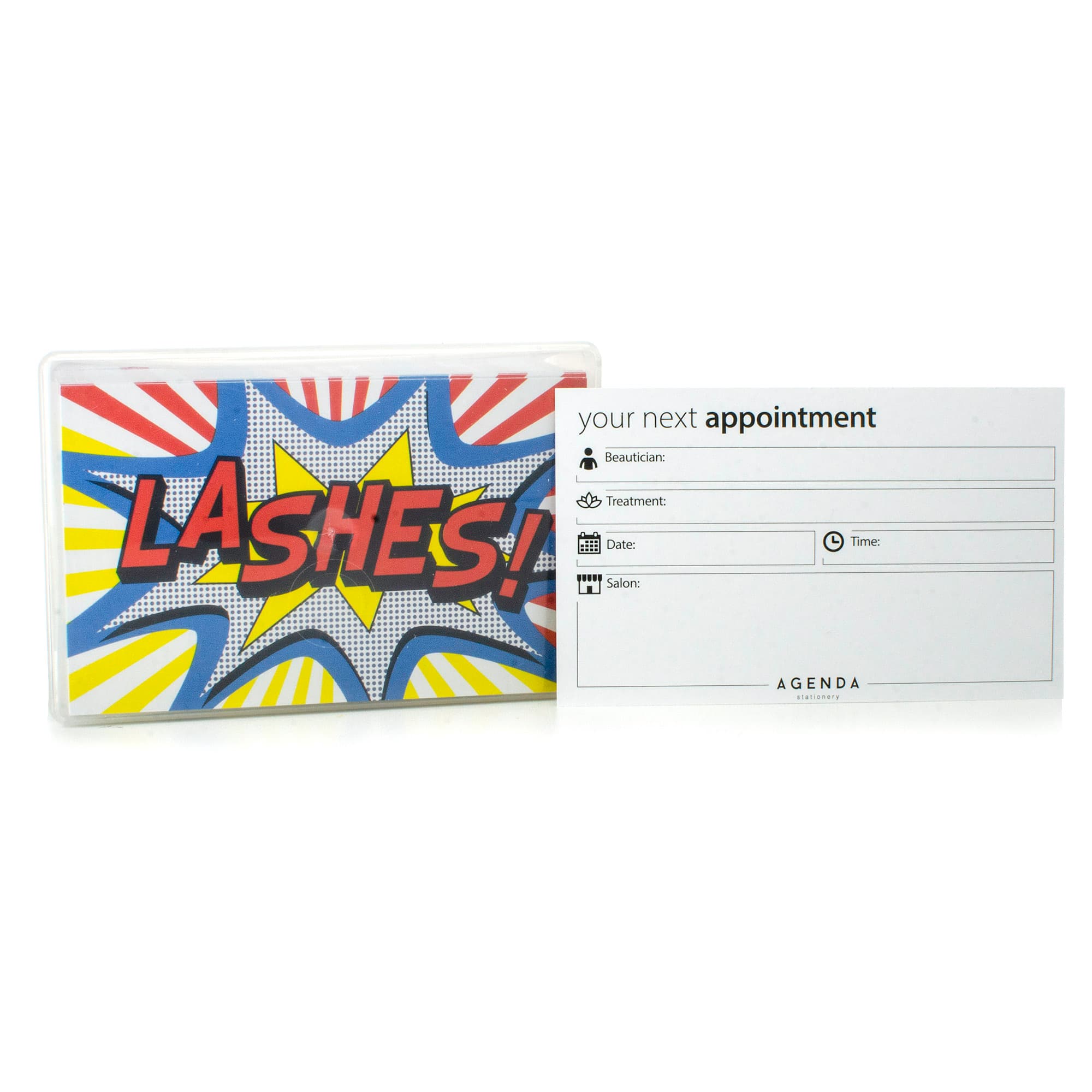 AGENDA - APPOINTMENT CARDS - Pop Art - Lashes