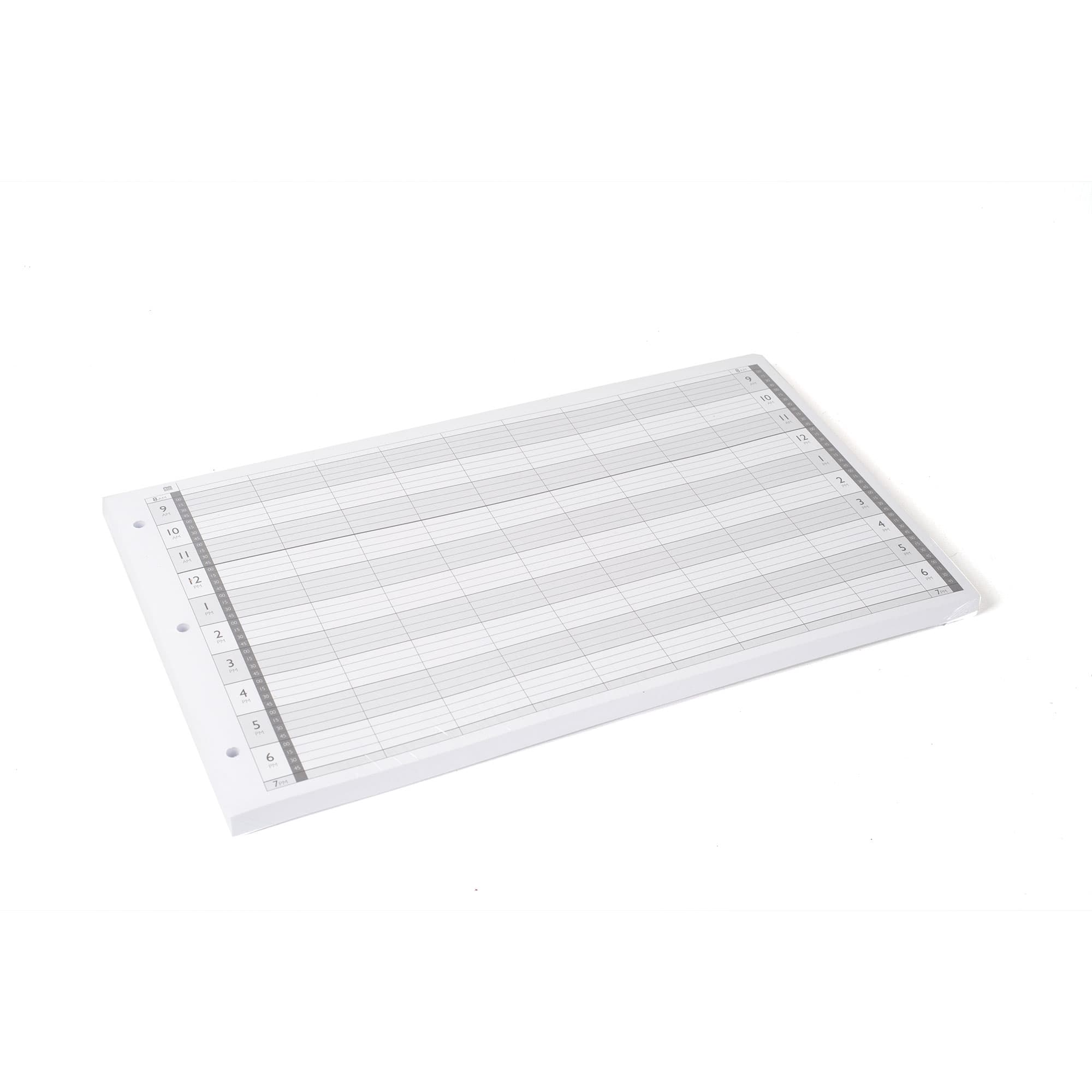 AGENDA - LOOSE LEAF REFILL PAGES - 9 Assistant (3 Holes)