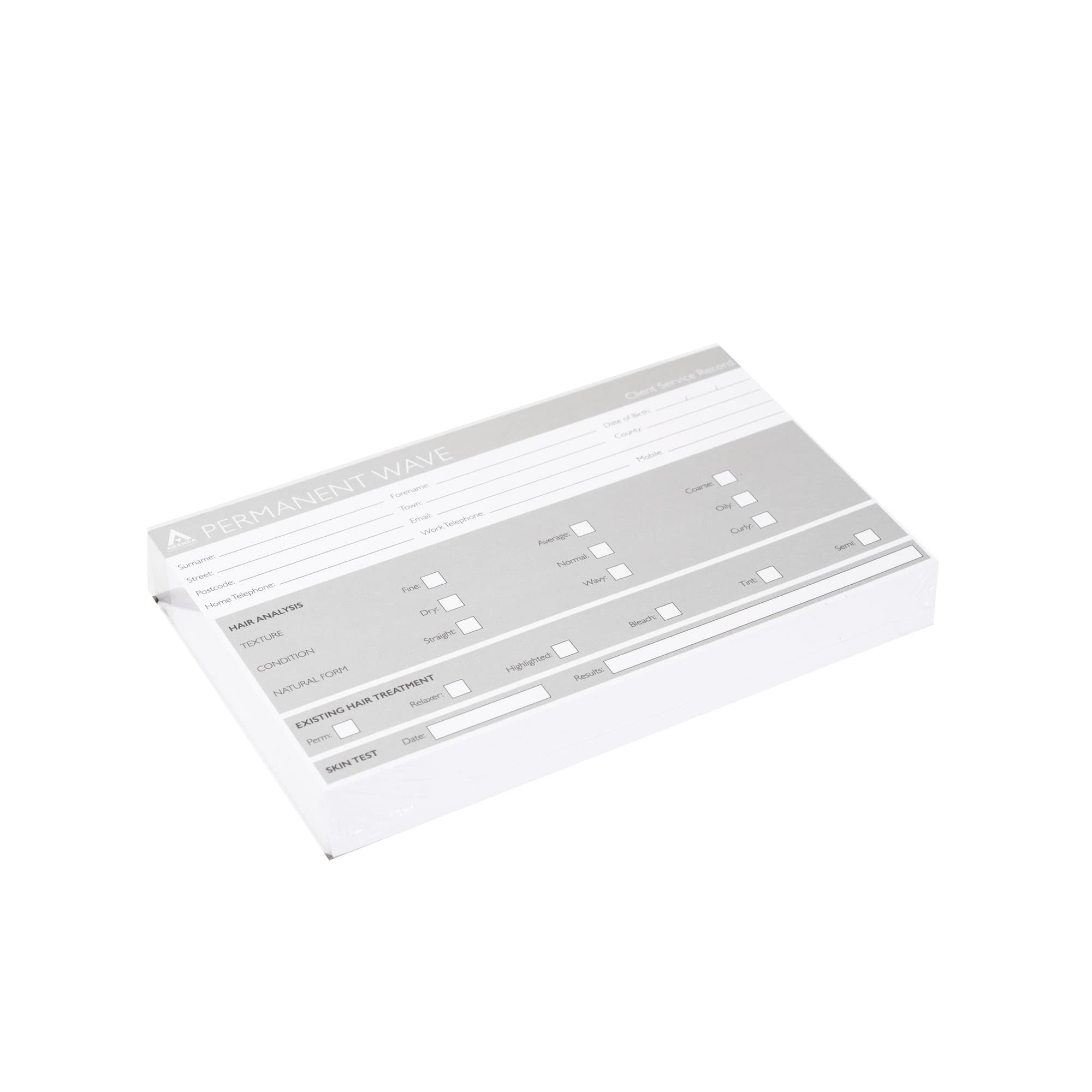 AGENDA - RECORD CARDS - Perming