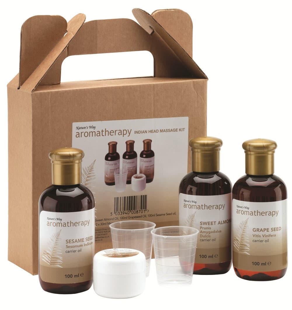 NATURES WAY - AROMATHERAPY KITS - Indian Head Massage Kit