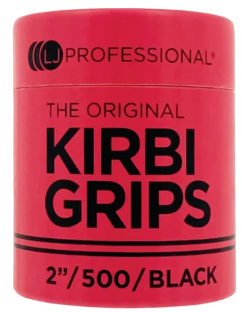 LJ PROFESSIONAL - GRIPS - 2" Kirbi Grips - Waved - Black (500pcs)