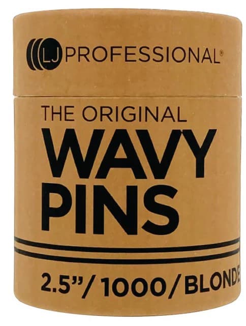 LJ PROFESSIONAL - PINS - 2.5" Wavy Pins - Blonde (1000pcs)