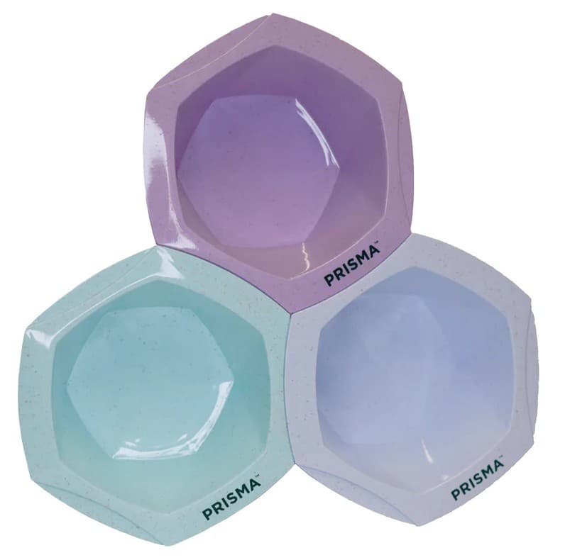 PRISMA - BOWLS - Bamboo Master Tint Bowl Set - Teal/Blue/Purple - 3pc